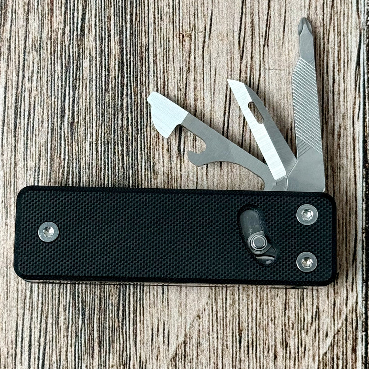 Roxon KS2 Elite multitool with black G10 handles