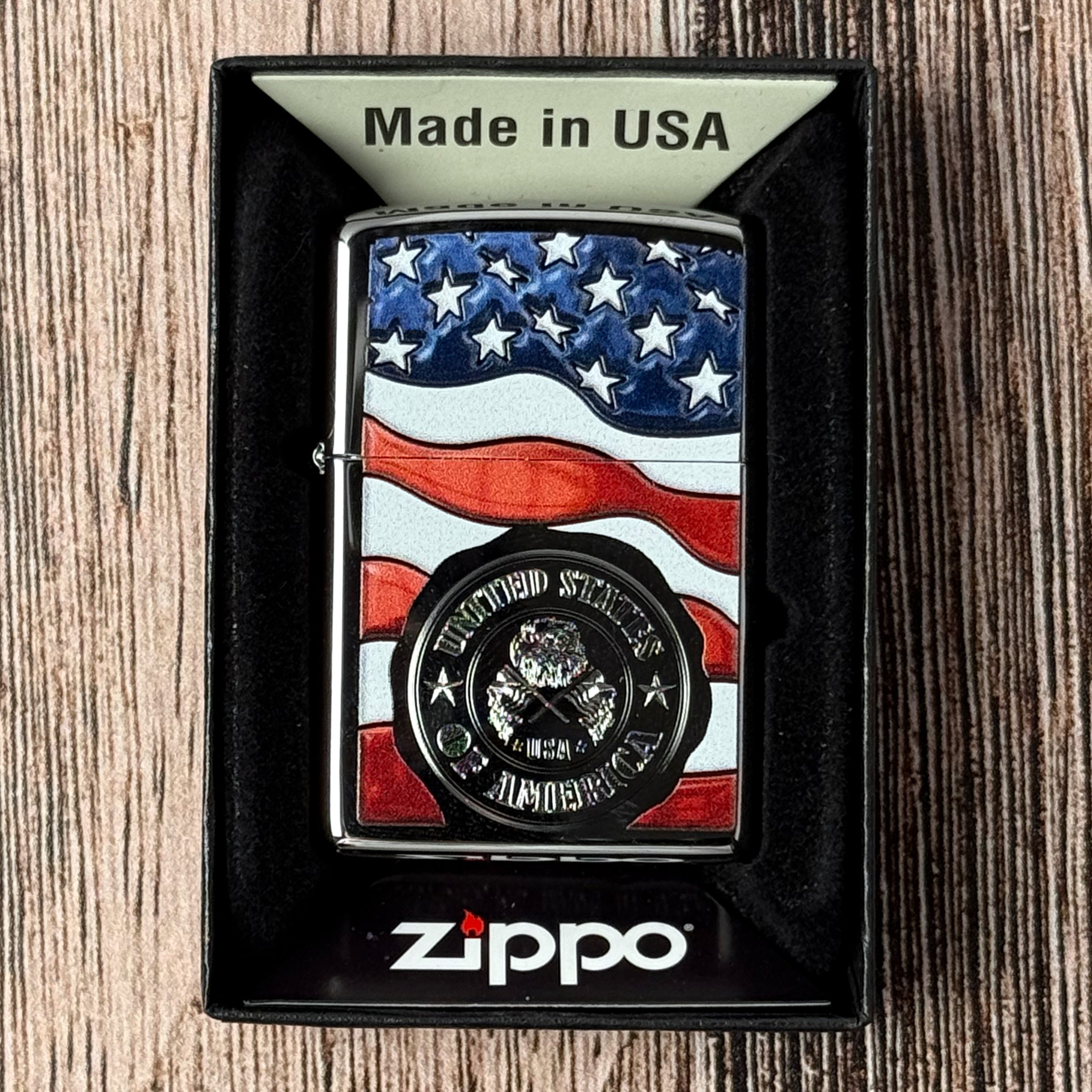 American Stamp Zippo Lighter