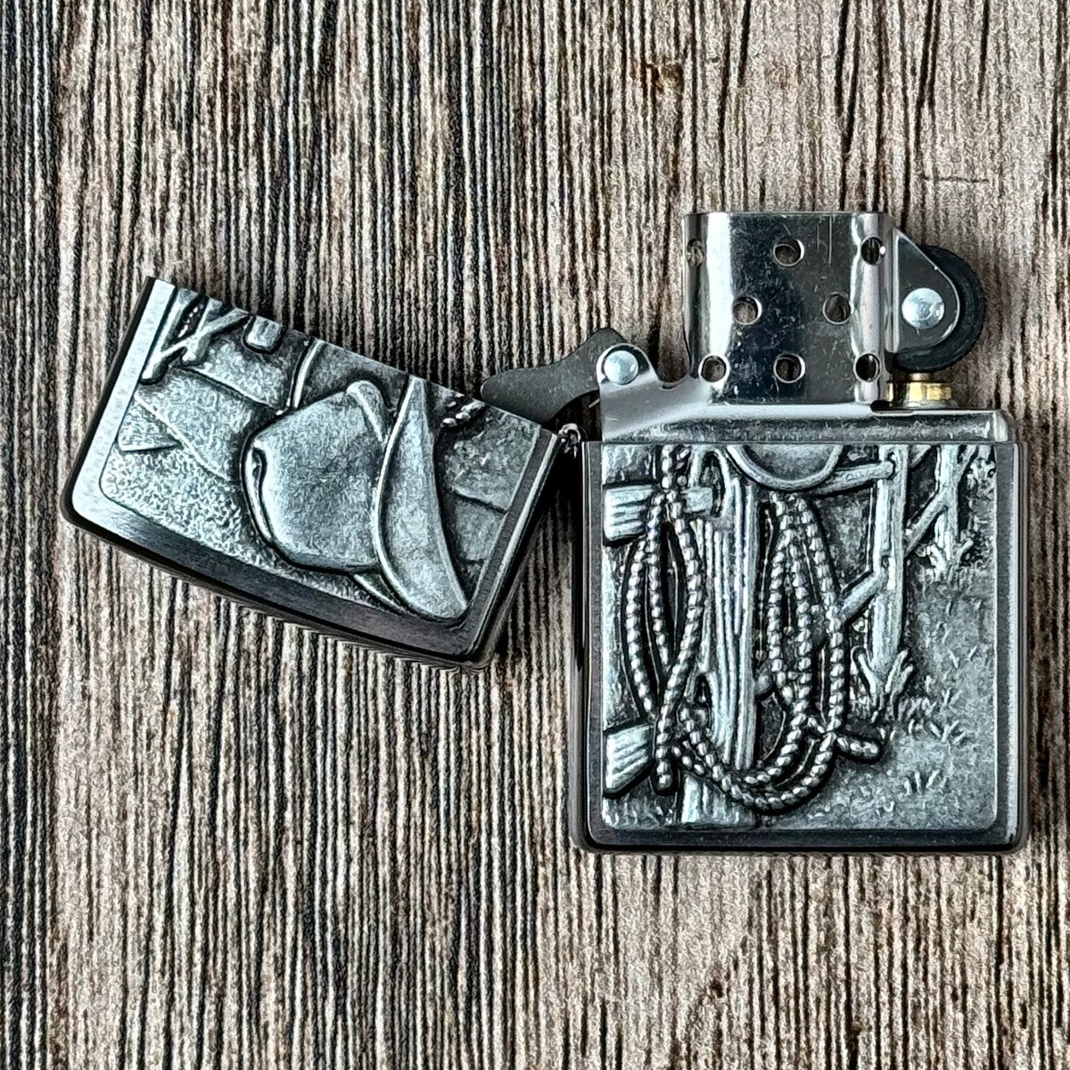 Zippo Resting Cowboy Zippo Lighter