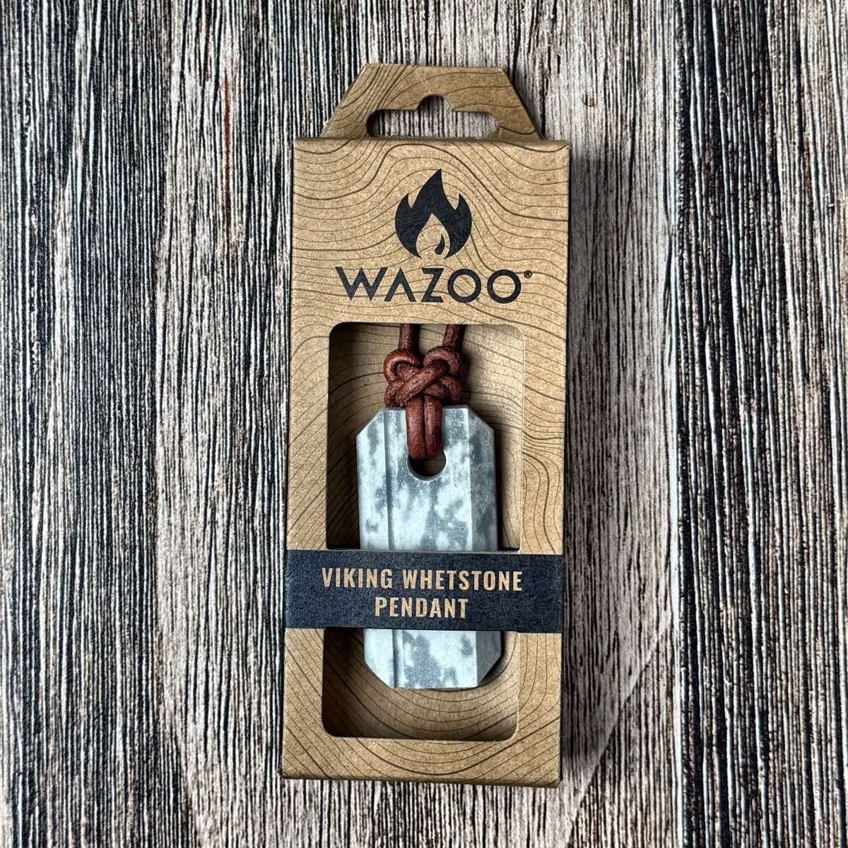 Wazoo Survival Gear Viking Whetstone Pendant