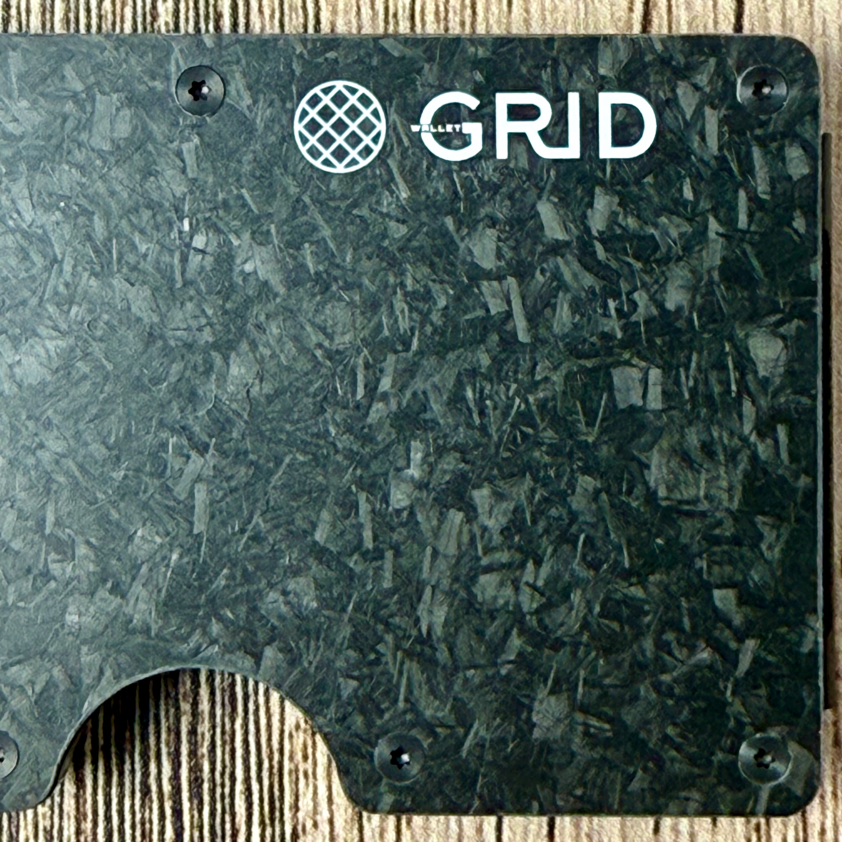 GRID Wallet Black Aluminum Wallet