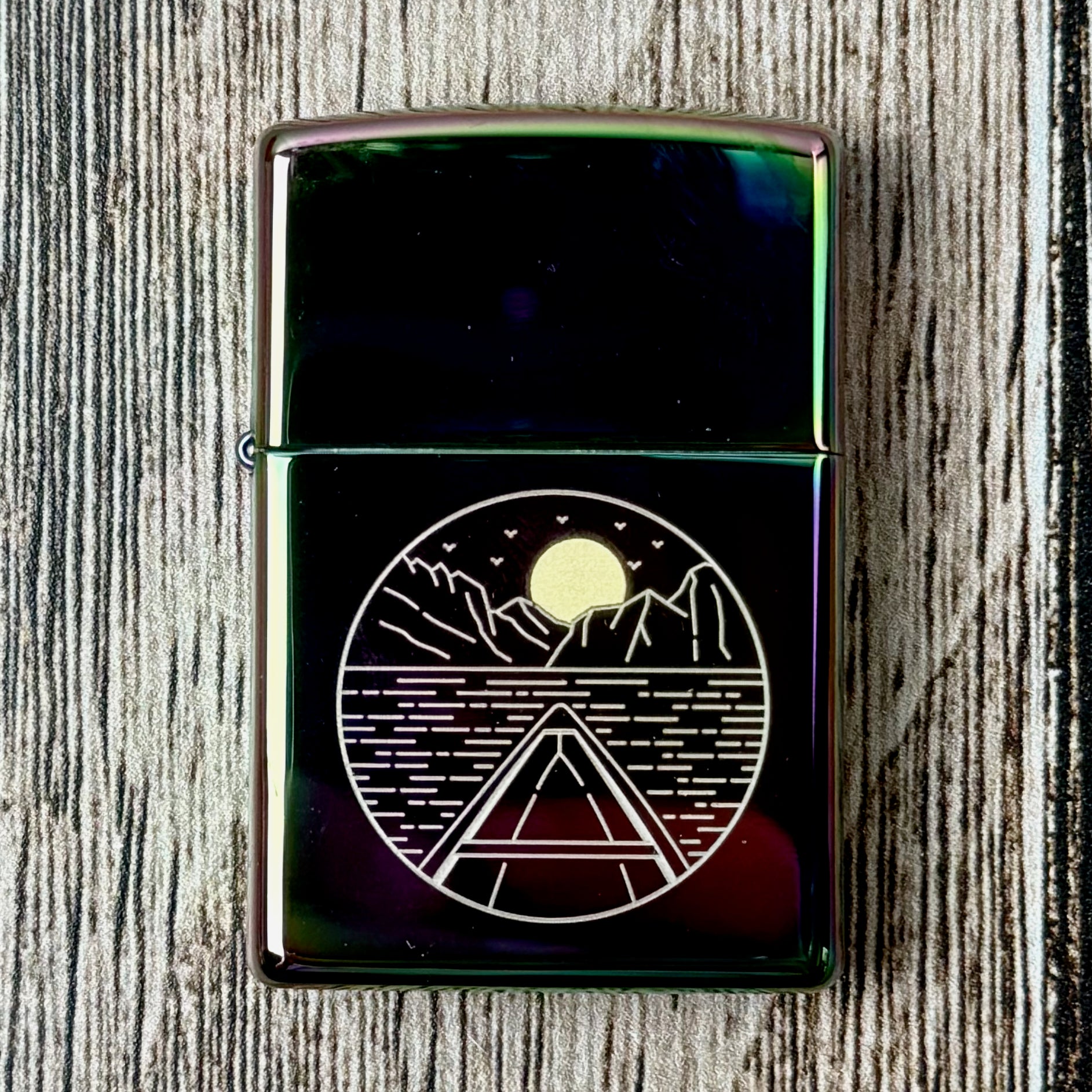 Moon Canoe Zippo Lighter