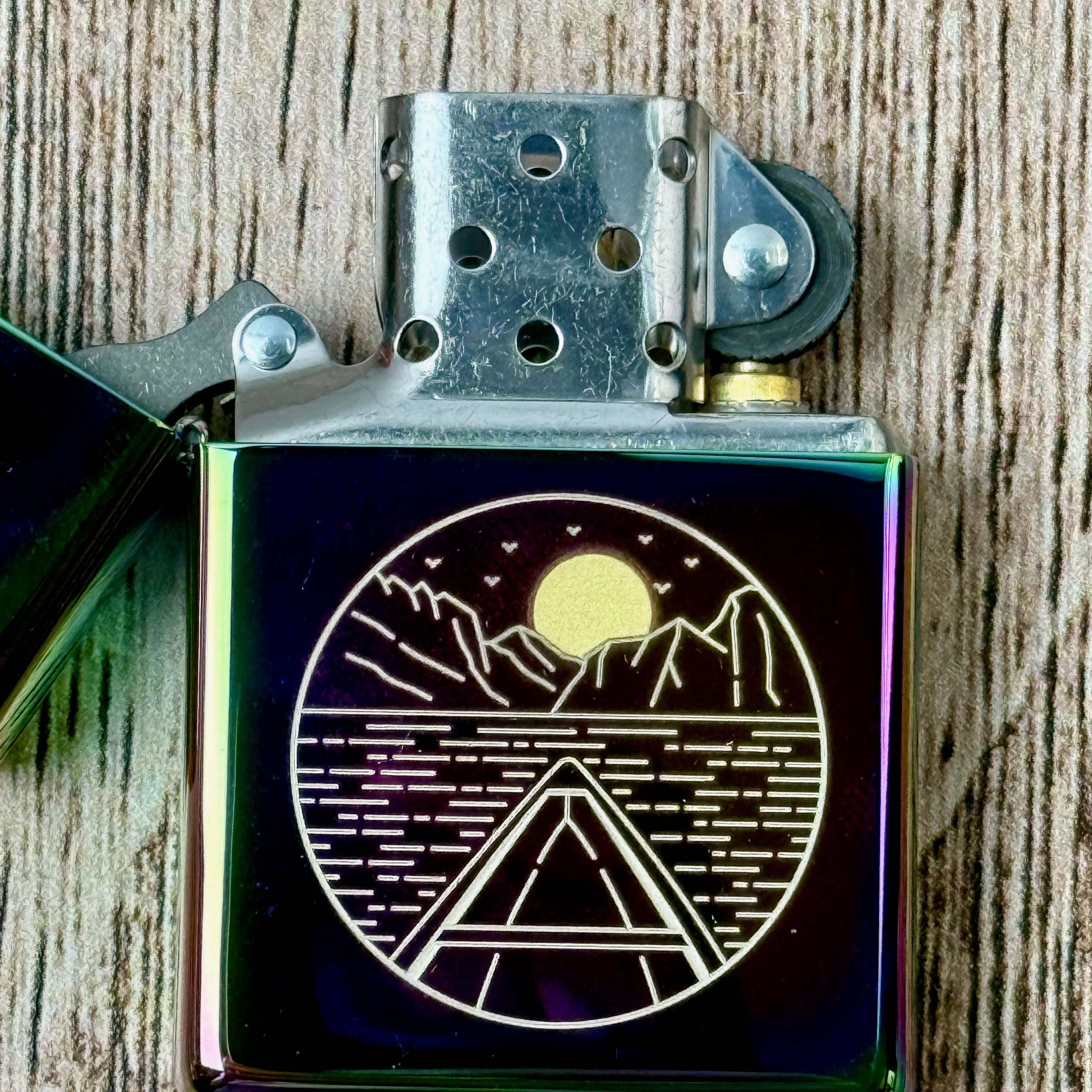 Moon Canoe Zippo Lighter