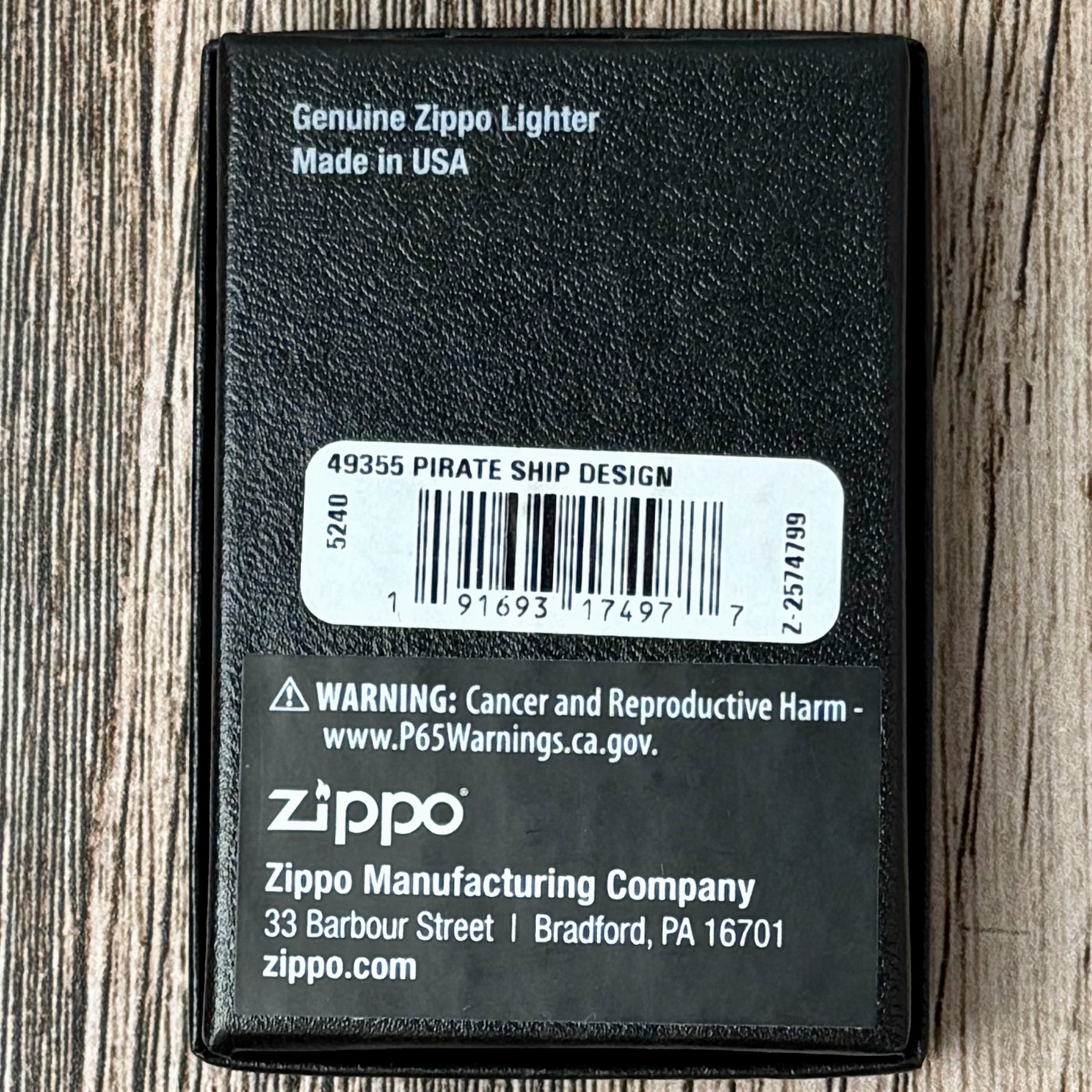 Pirate Ship 540 Color Zippo Lighter