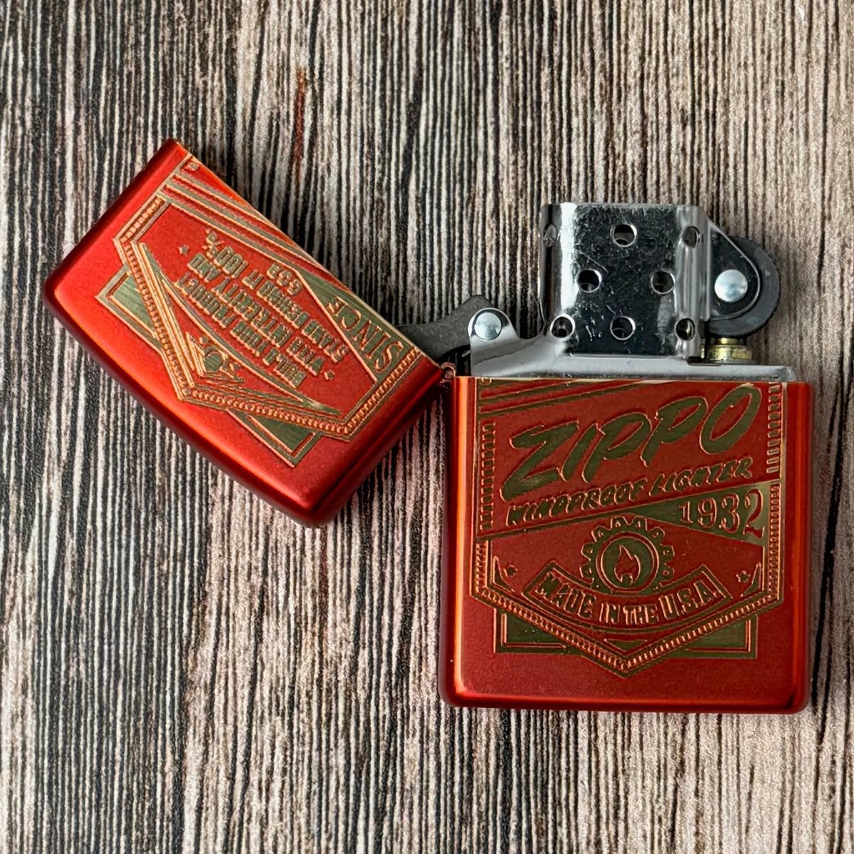 It Works Metallic Red Zippo Lighter