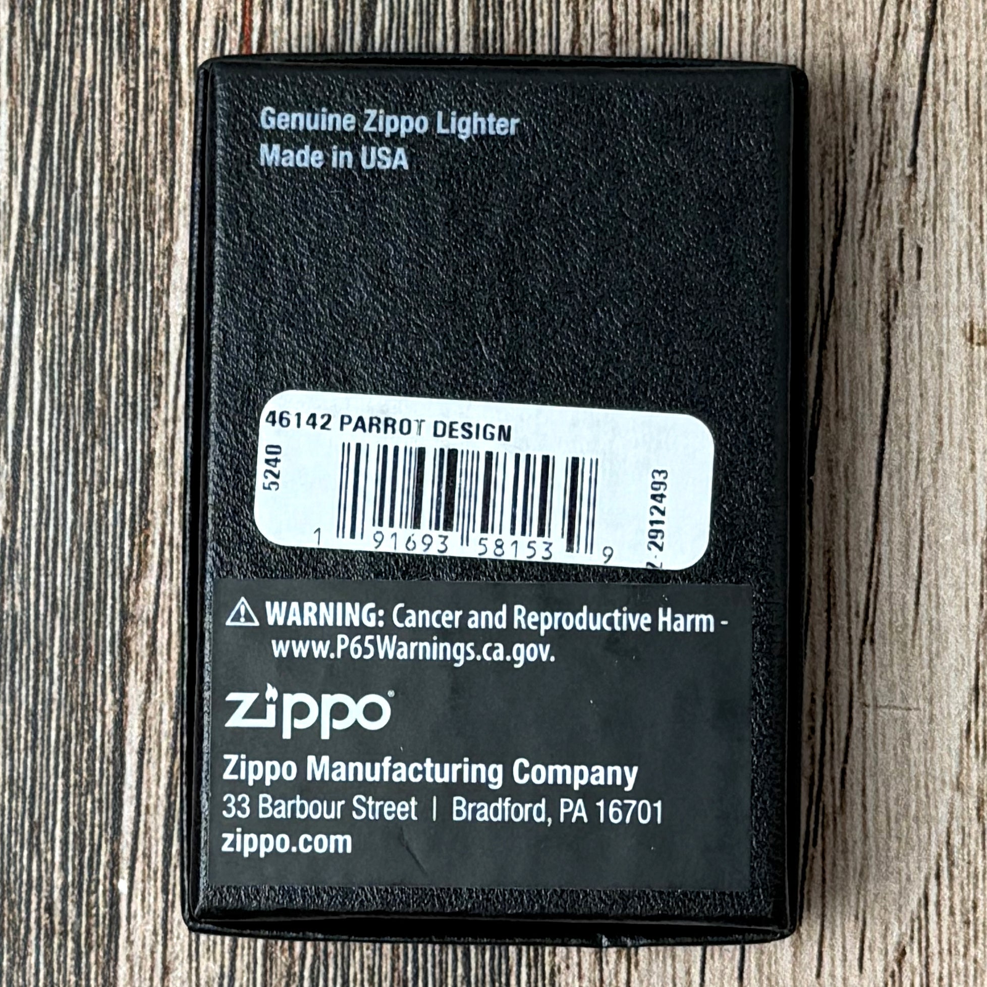 Parrot Pals Zippo Lighter