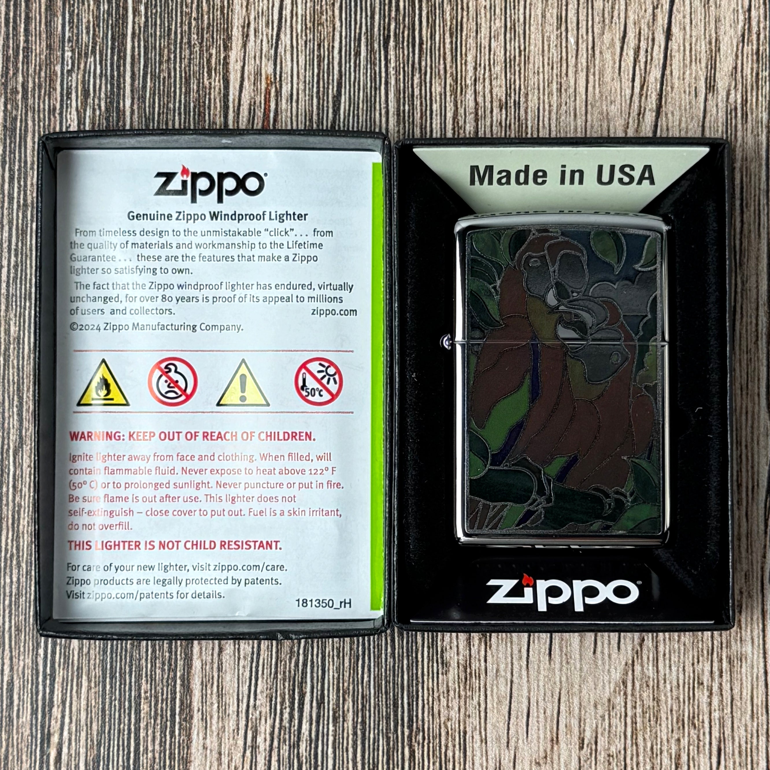 Parrot Pals Zippo Lighter