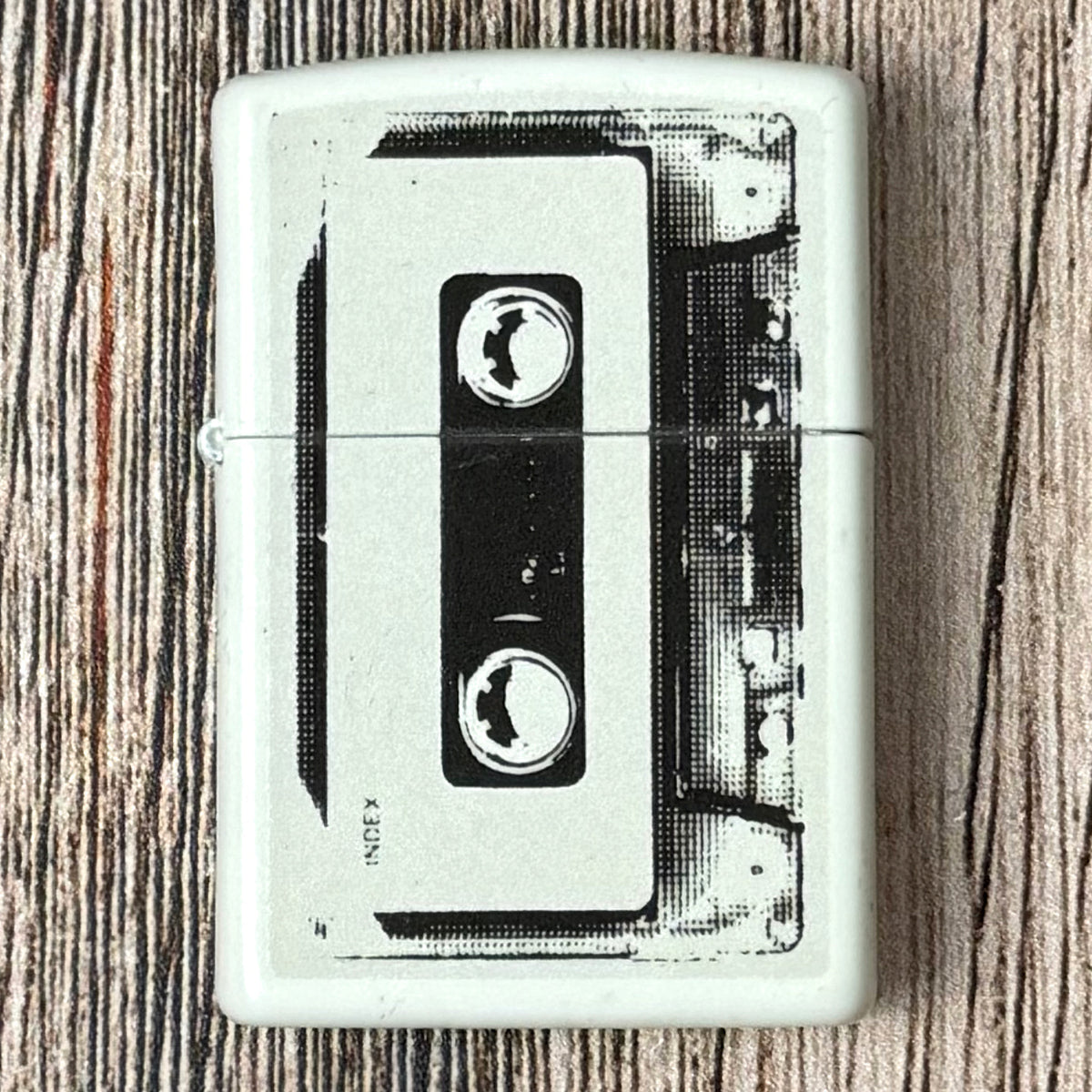 Cassette Tape Glow-in-the-Dark Zippo Lighter