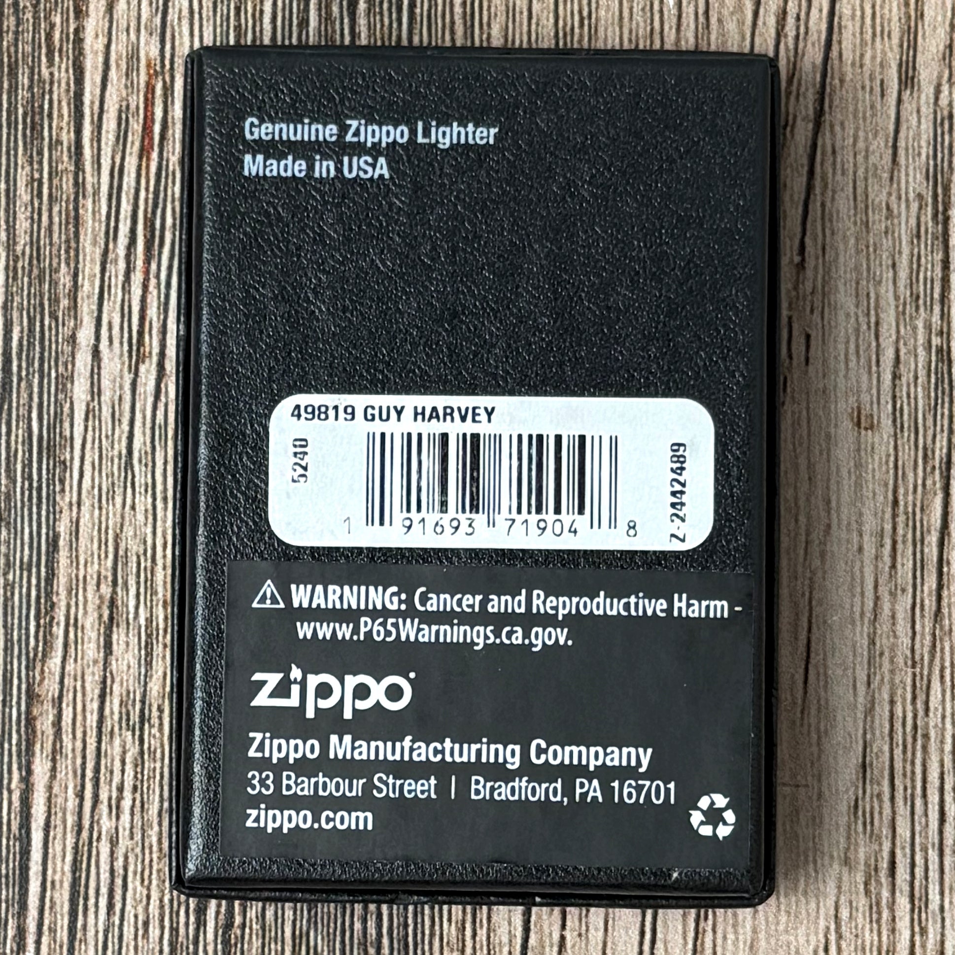 Guy Harvey Sea Life Glow-in-the-Dark Zippo Lighter
