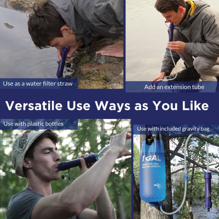 Membrane Solutions Gravity Water Filter Bag 1 Gal