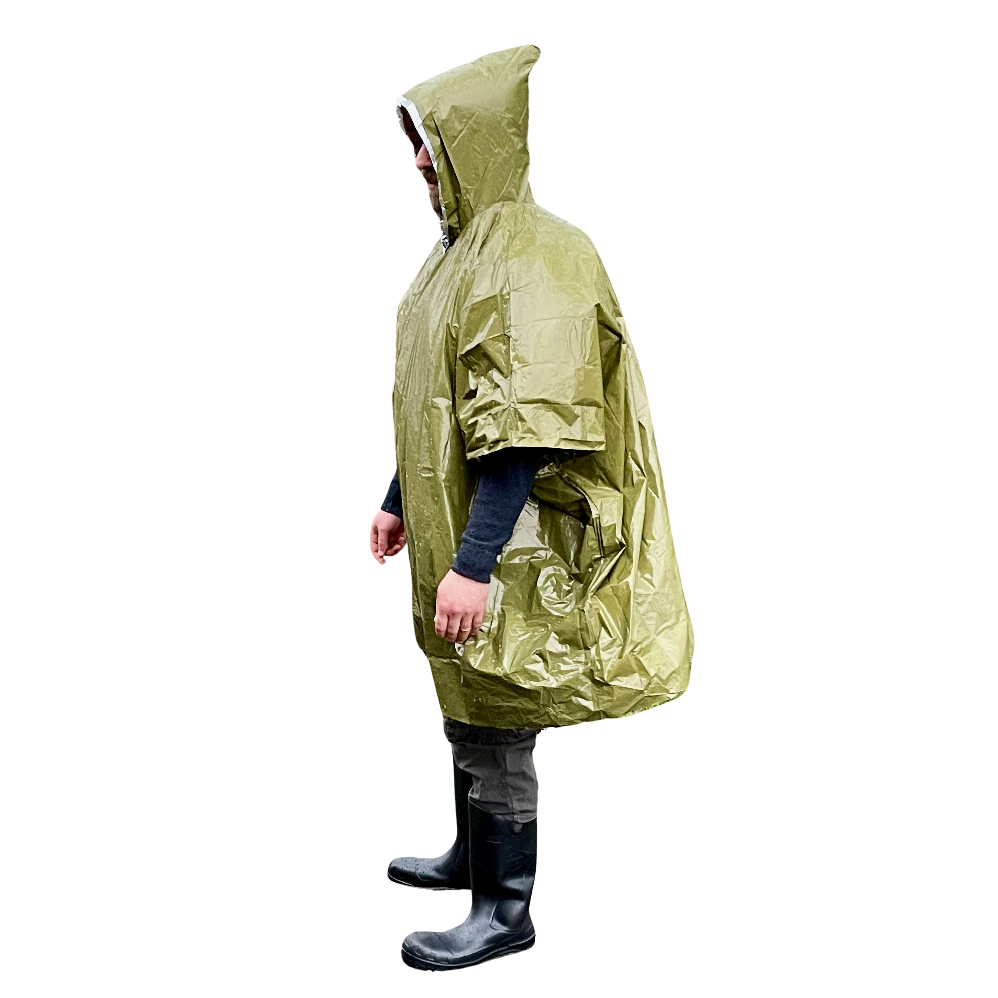 All-Weather Survival Poncho: Thermal & Waterproof Emergency Gear