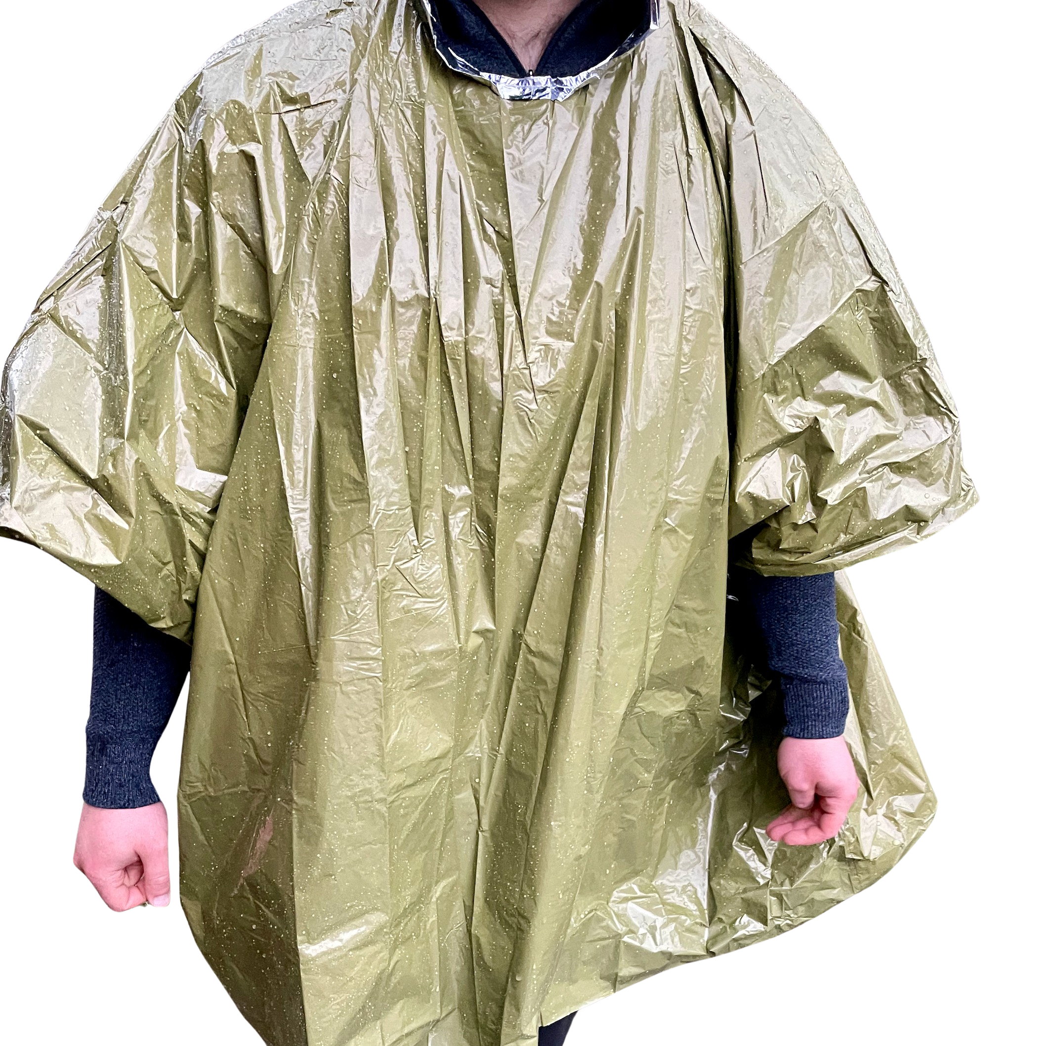 All-Weather Survival Poncho: Thermal & Waterproof Emergency Gear