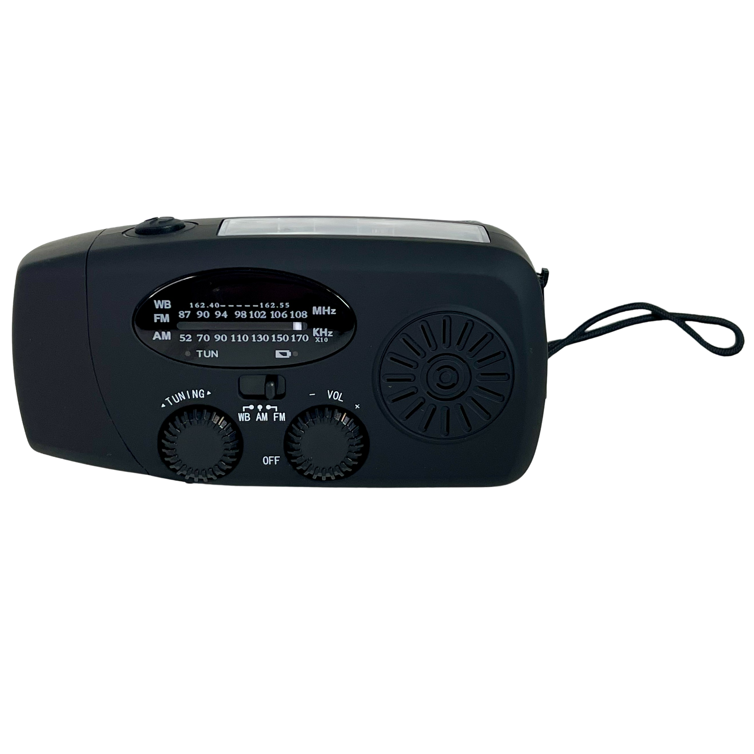 NOAA Emergency Radio with Solar Generator, Hand Crank, Power Bank & Flashlight