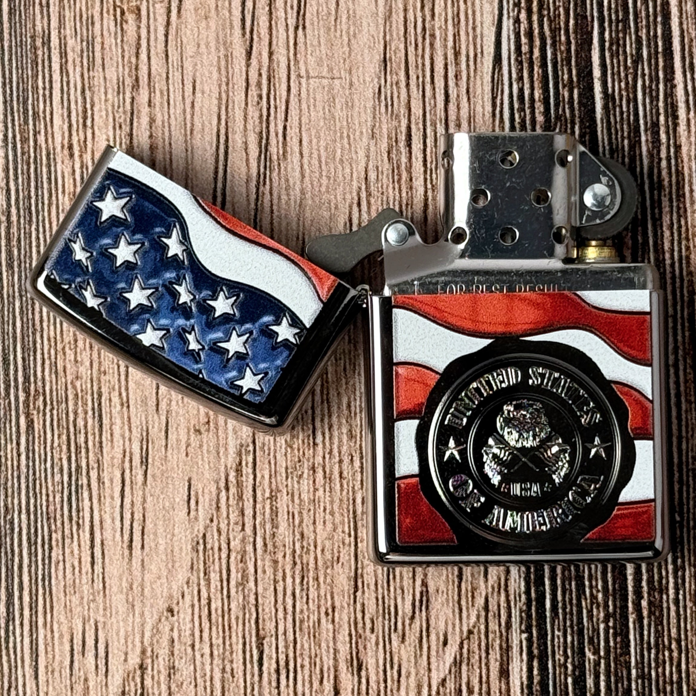 American Stamp Zippo Lighter