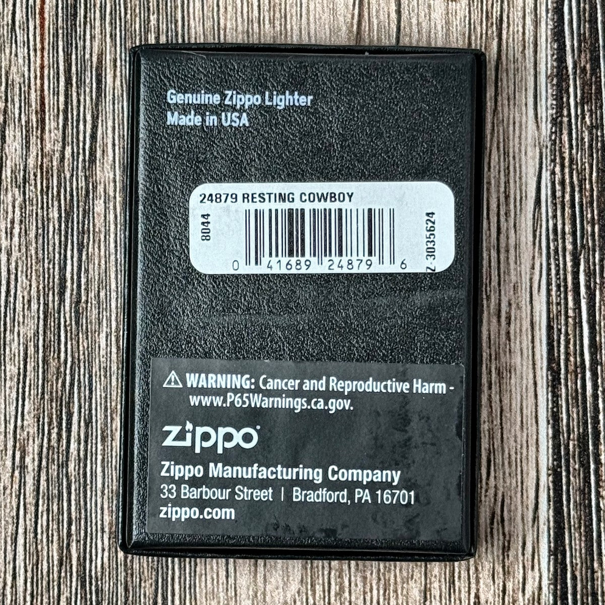 Zippo Resting Cowboy Zippo Lighter