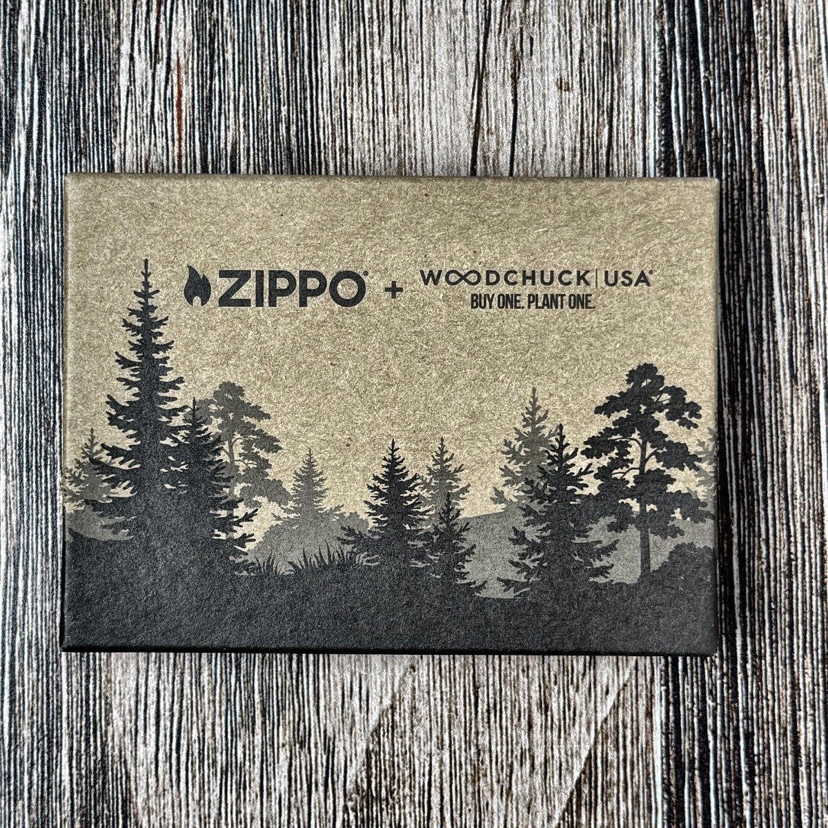 WoodChuck Compass Zippo Lighter