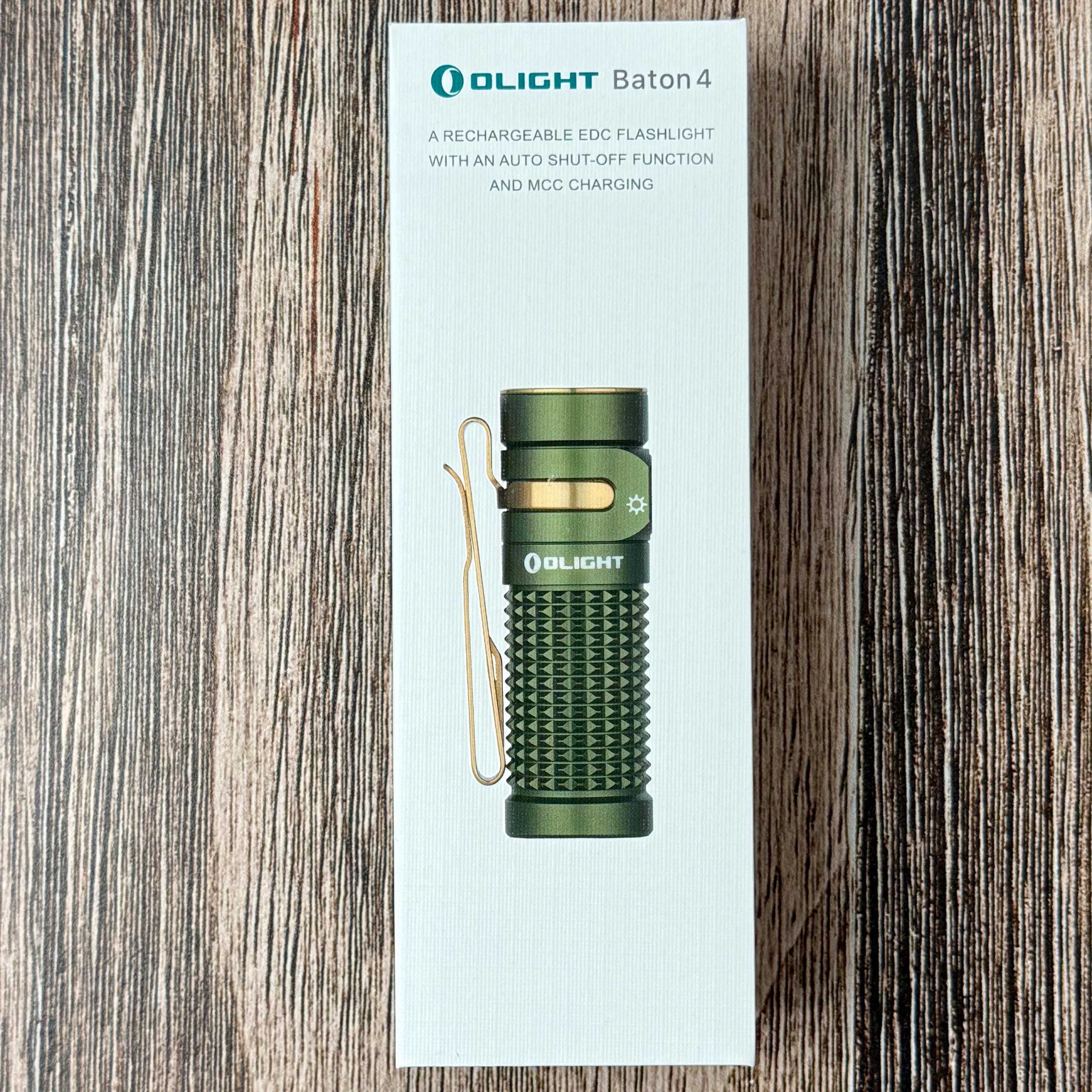 Olight Baton 4 EDC Flashlight - OD Green