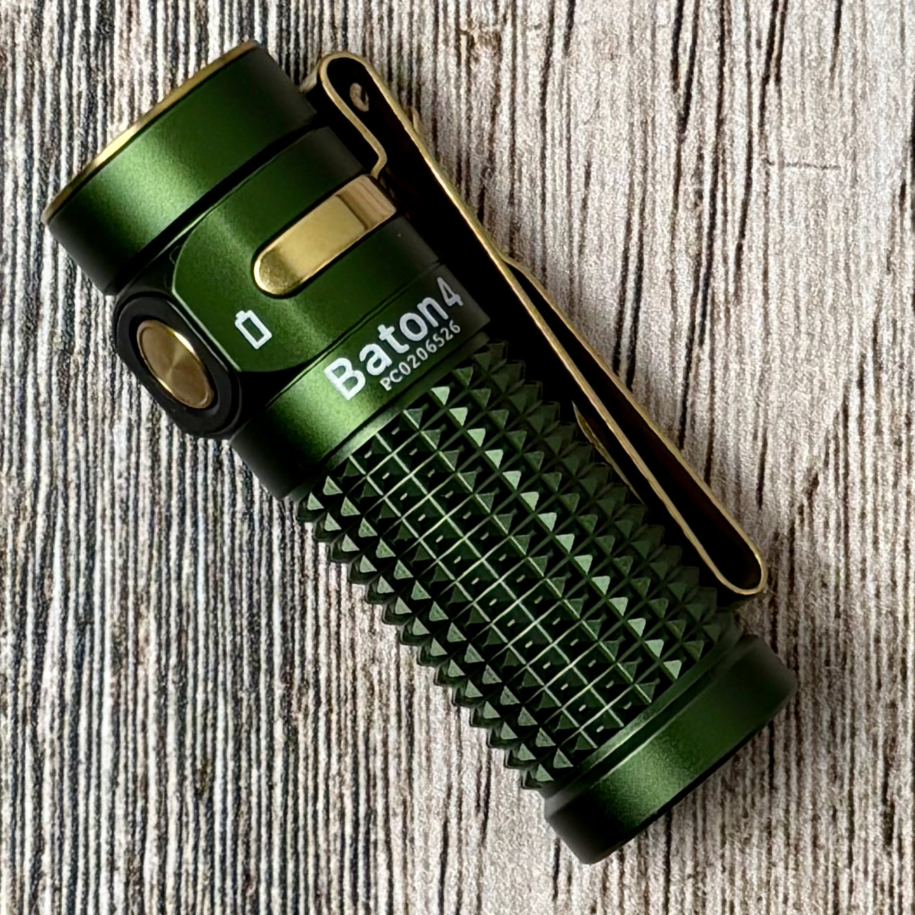 Olight Baton 4 EDC Flashlight - OD Green