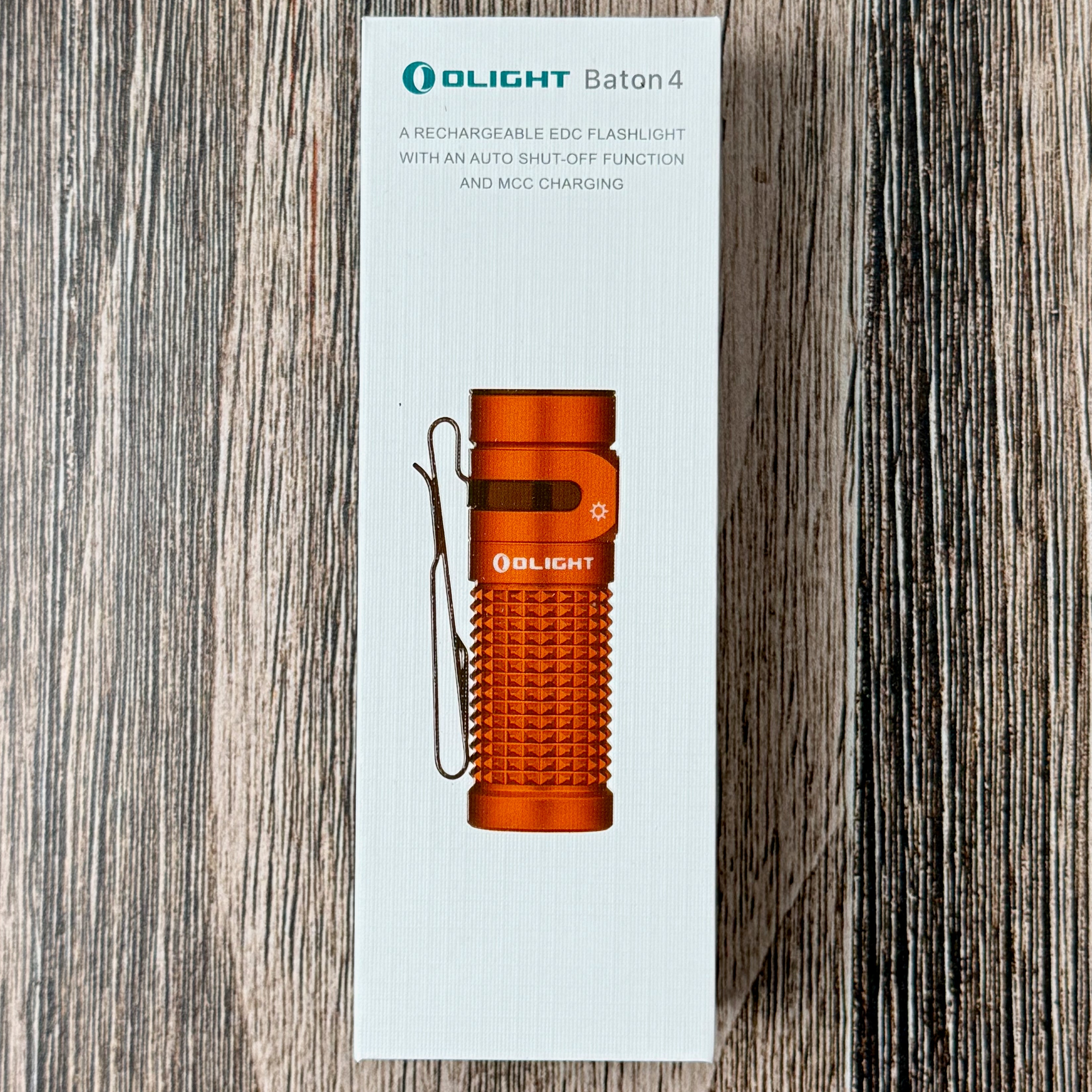 Olight Baton 4 EDC Flashlight - Orange