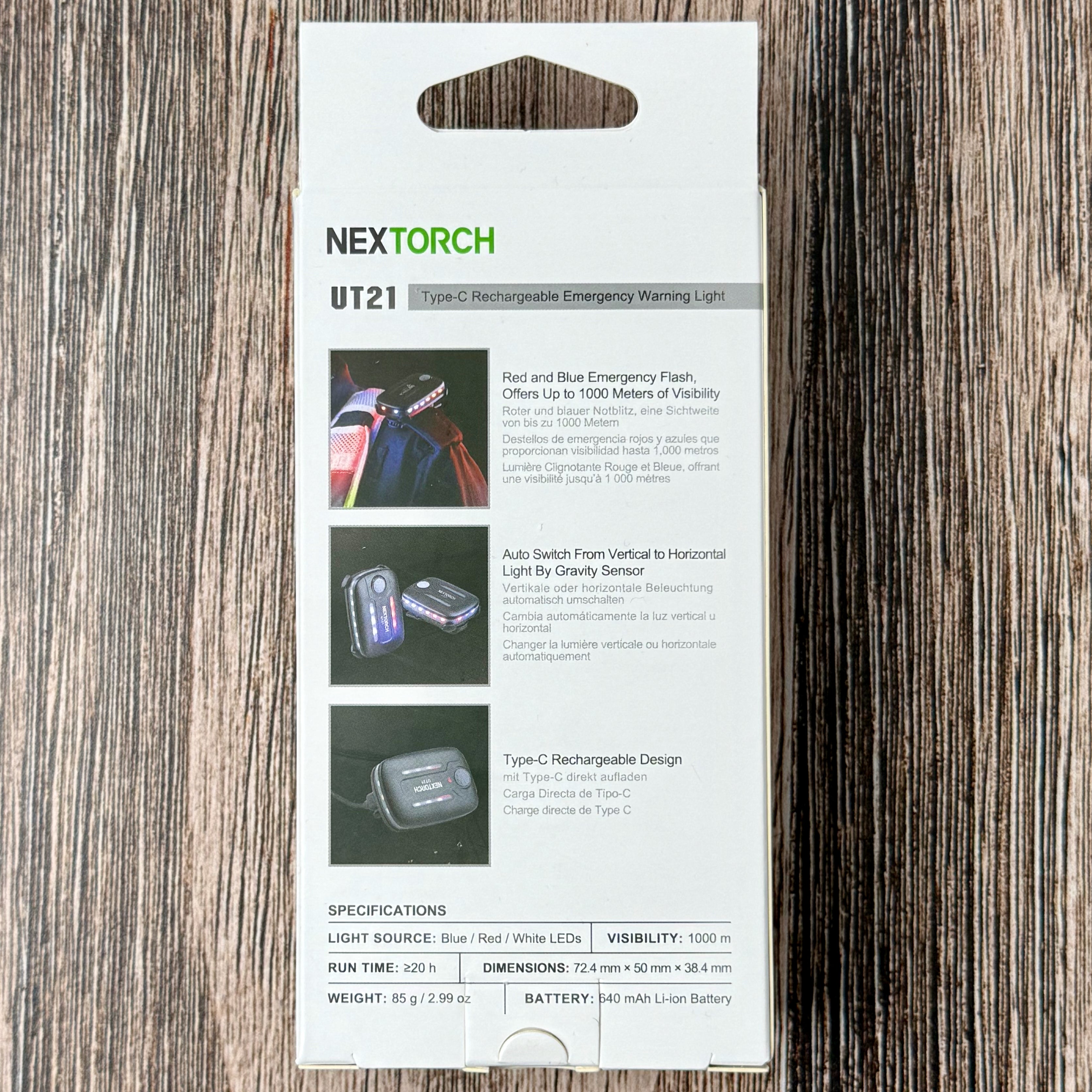 Nextorch UT21 Rechargeable Clip Light