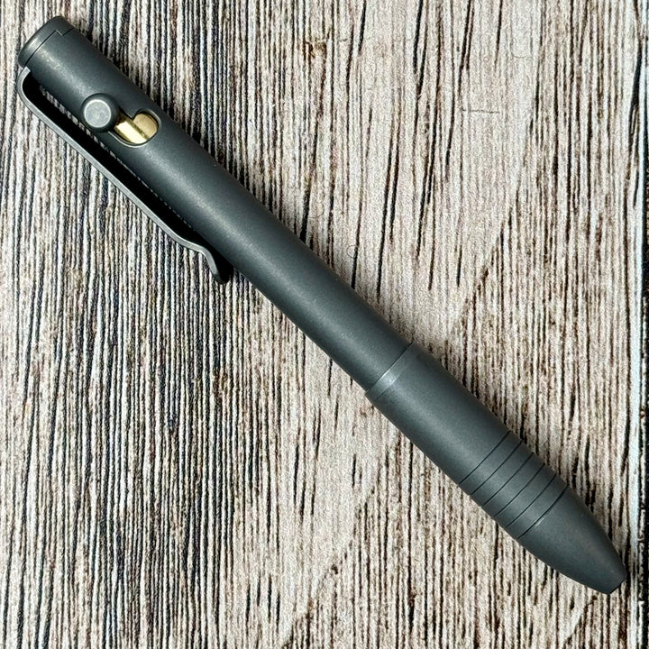 Big Idea Design Bolt Action Pen Ti - Stonewash