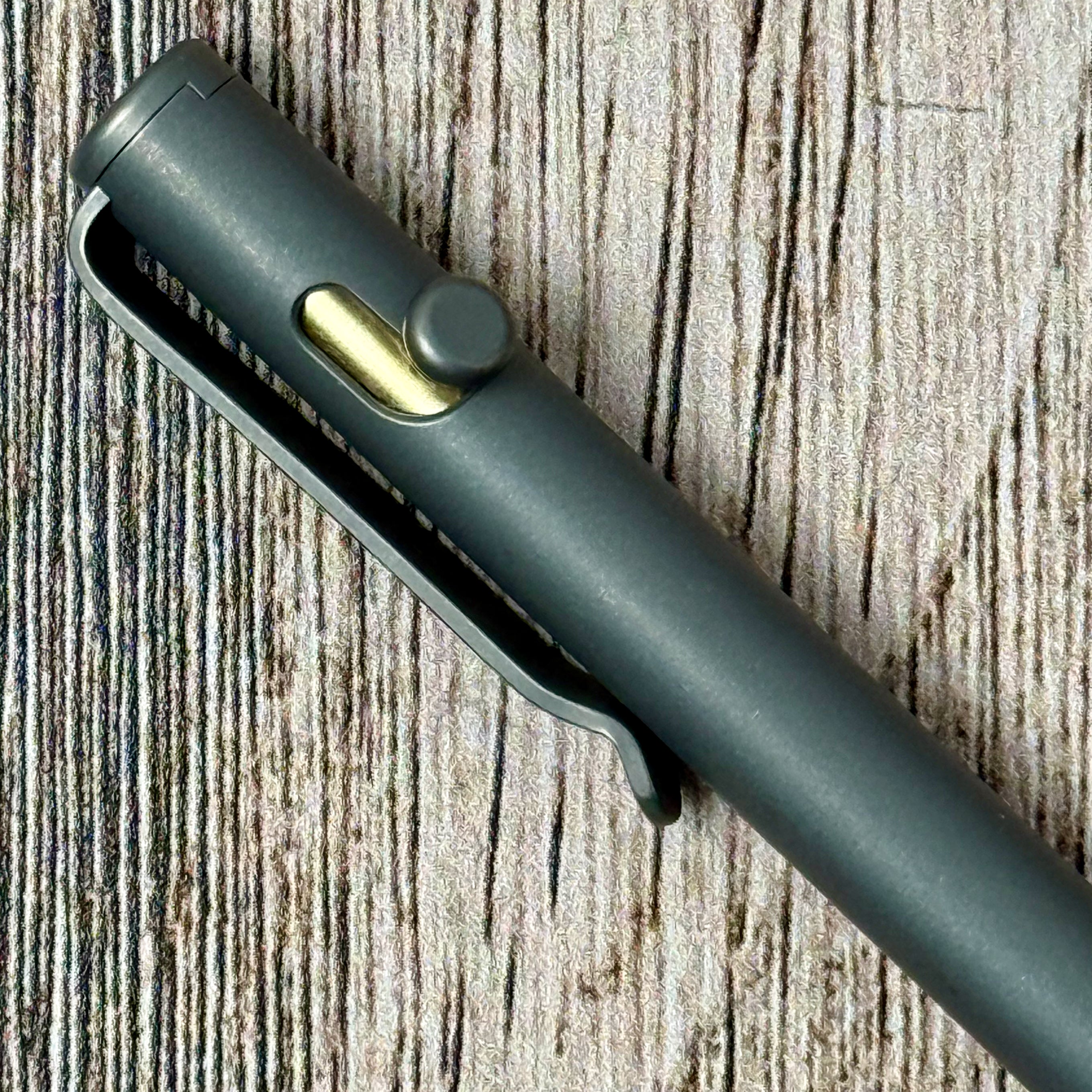 Big Idea Design Bolt Action Pen Ti - Stonewash
