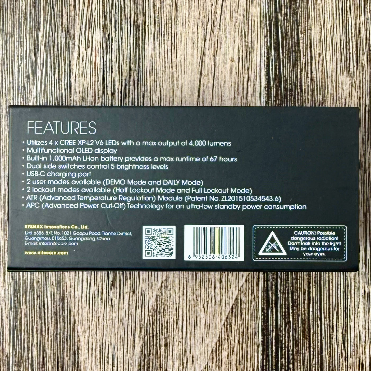 Nitecore T4K Quad-Core Keychain Flashlight