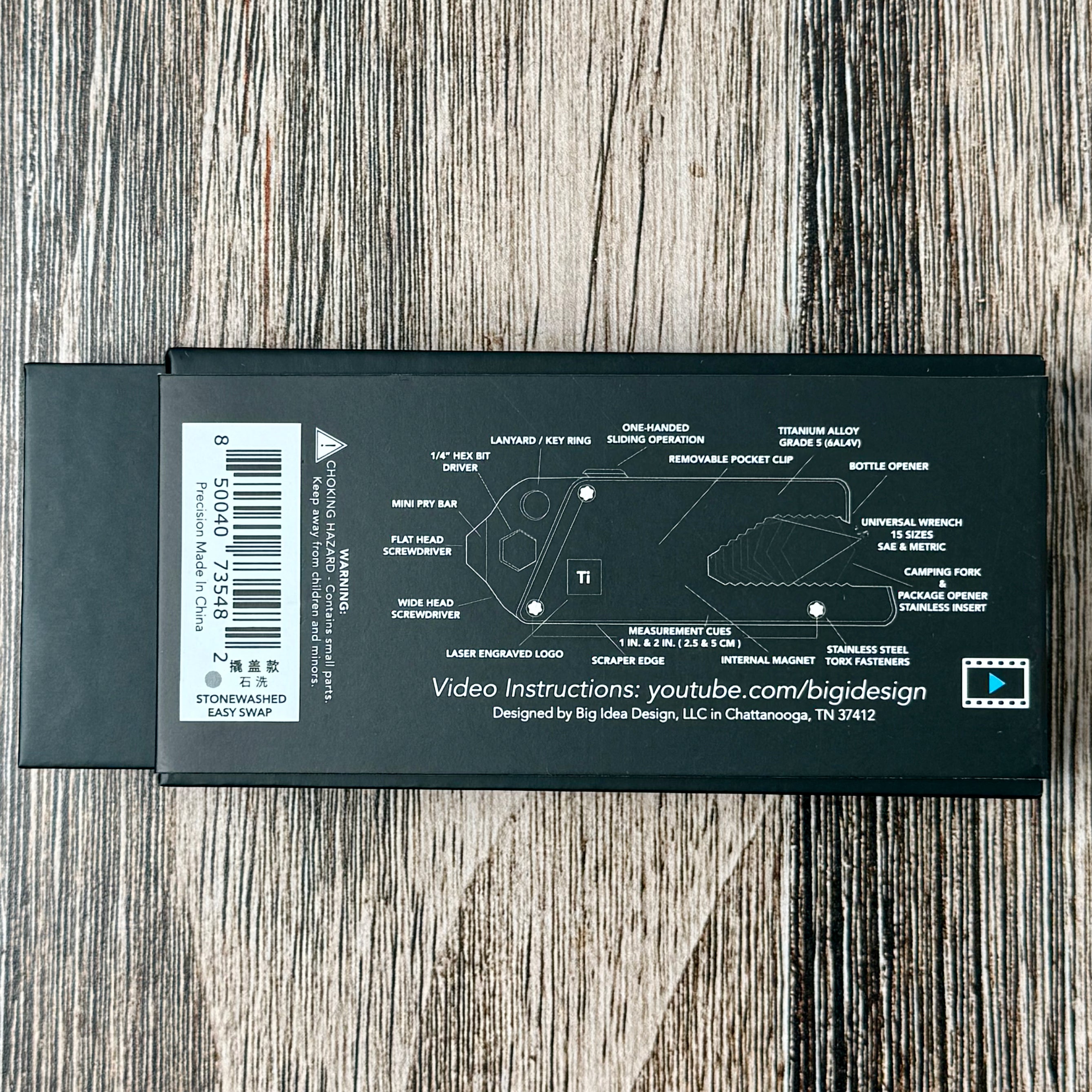 Big Idea Design TPT Slide EZ Pocket Tool