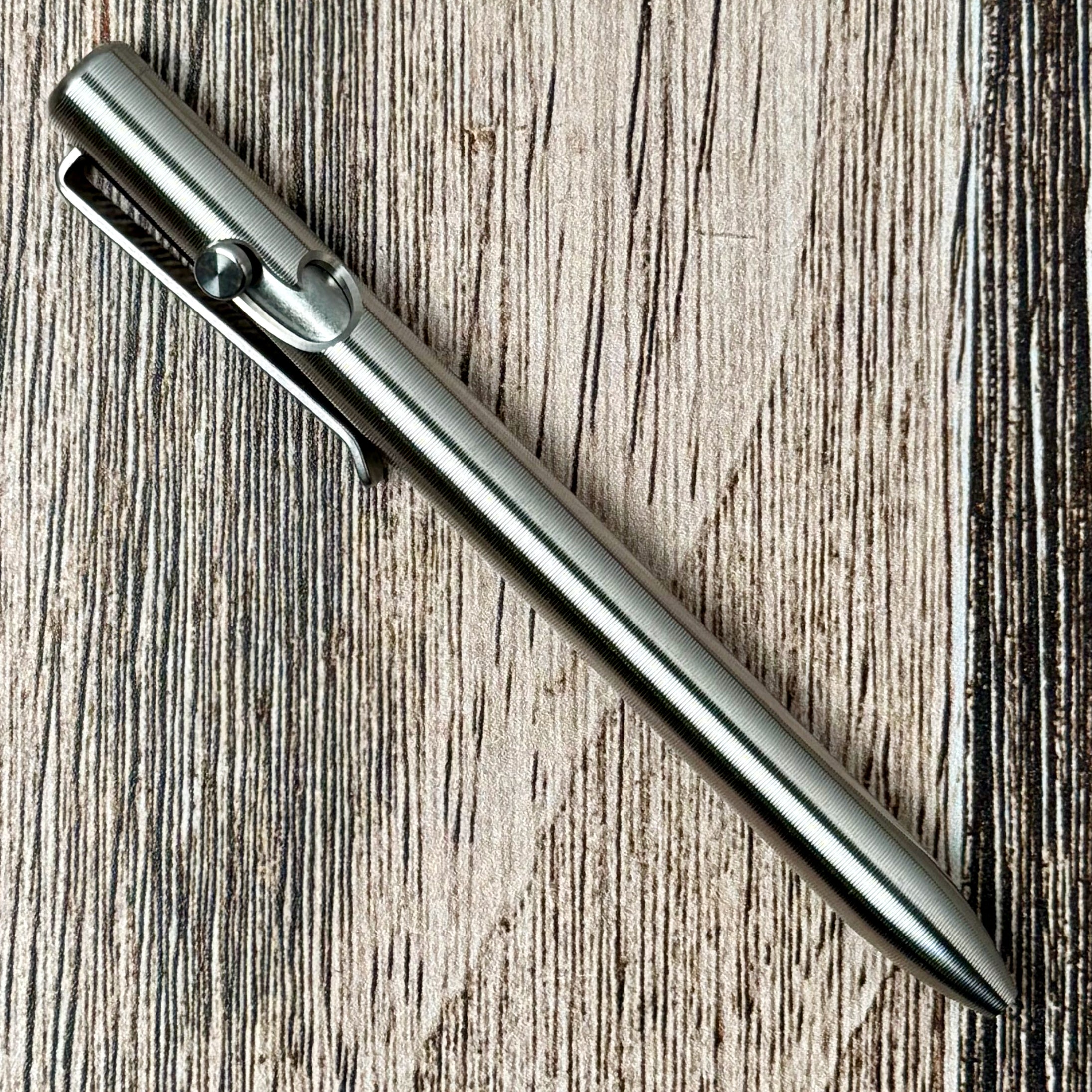 Tactile Turn Bolt Action Pen Short - Titanium
