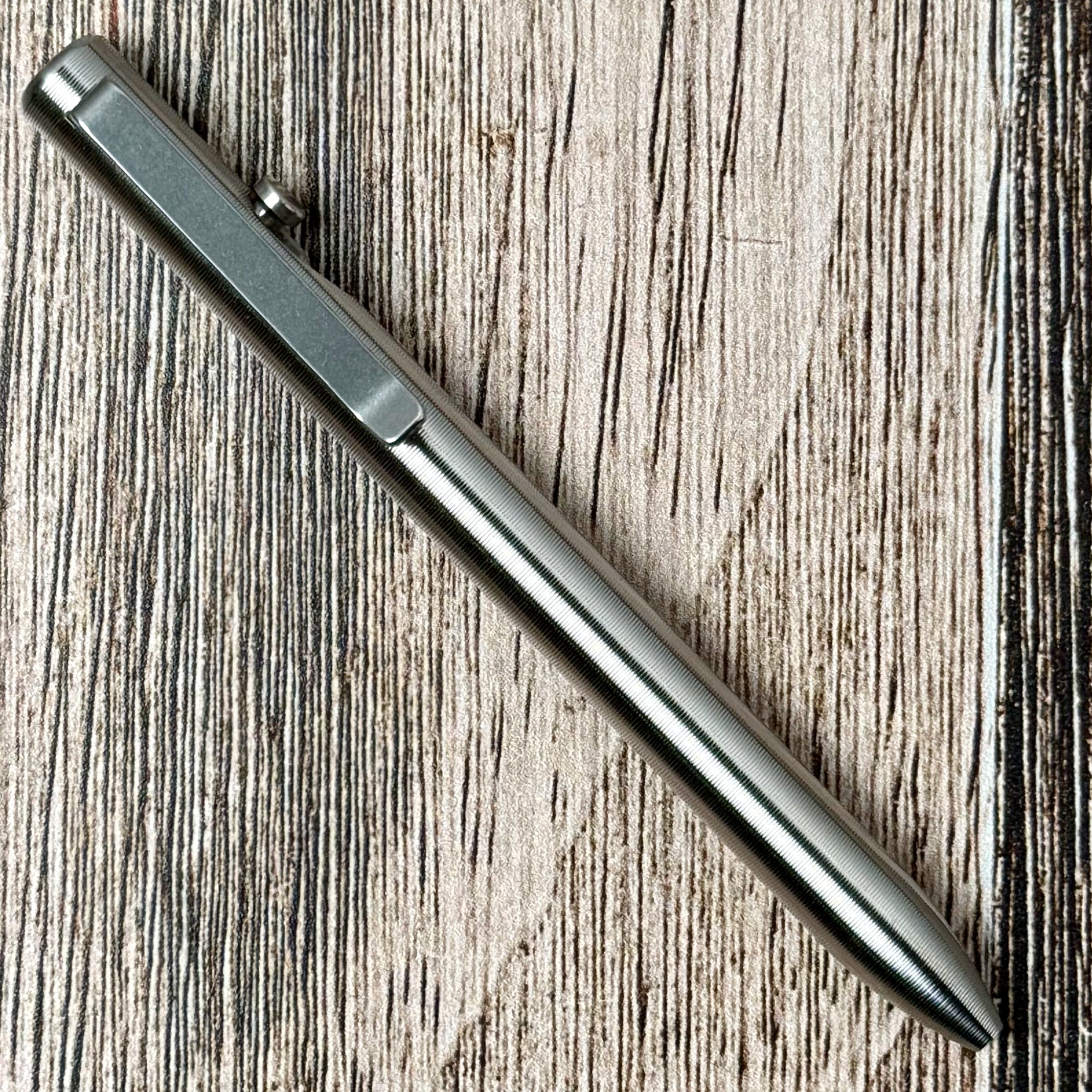 Tactile Turn Bolt Action Pen Short - Titanium