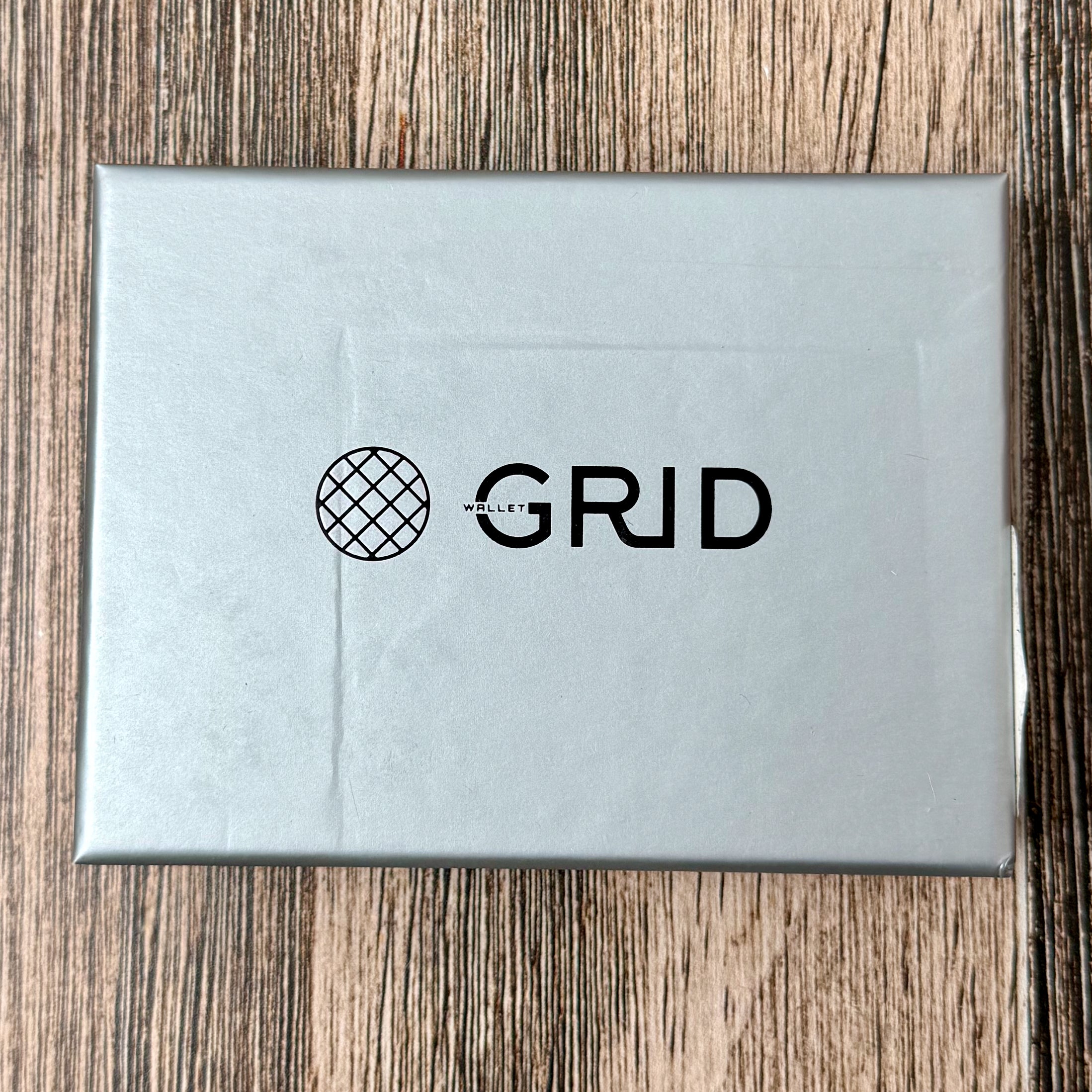 GRID Wallet Black Aluminum Wallet