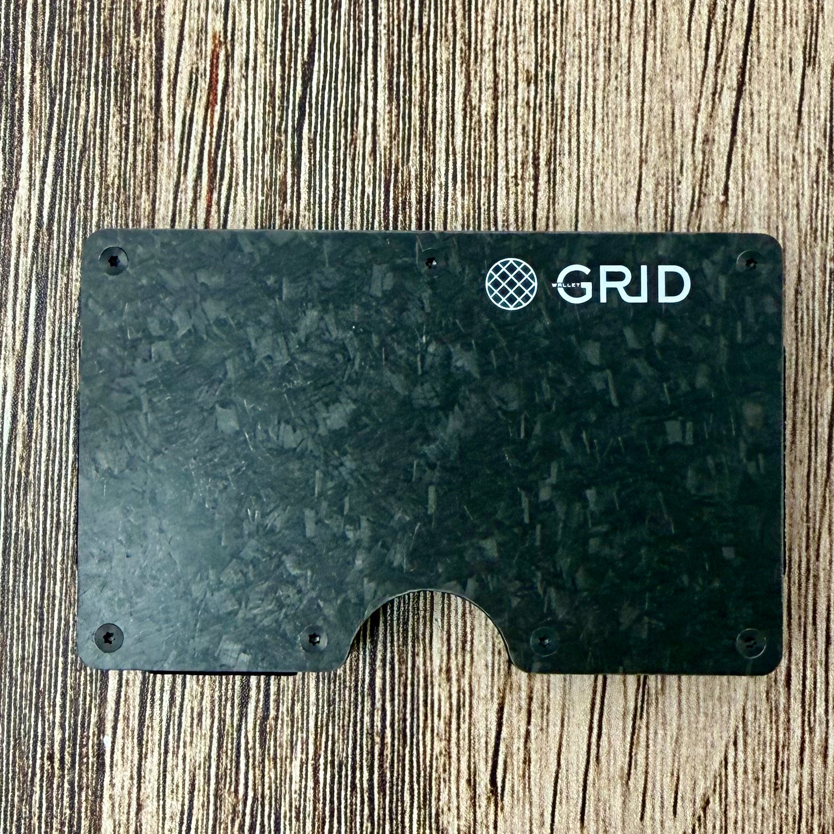 GRID Wallet Black Aluminum Wallet