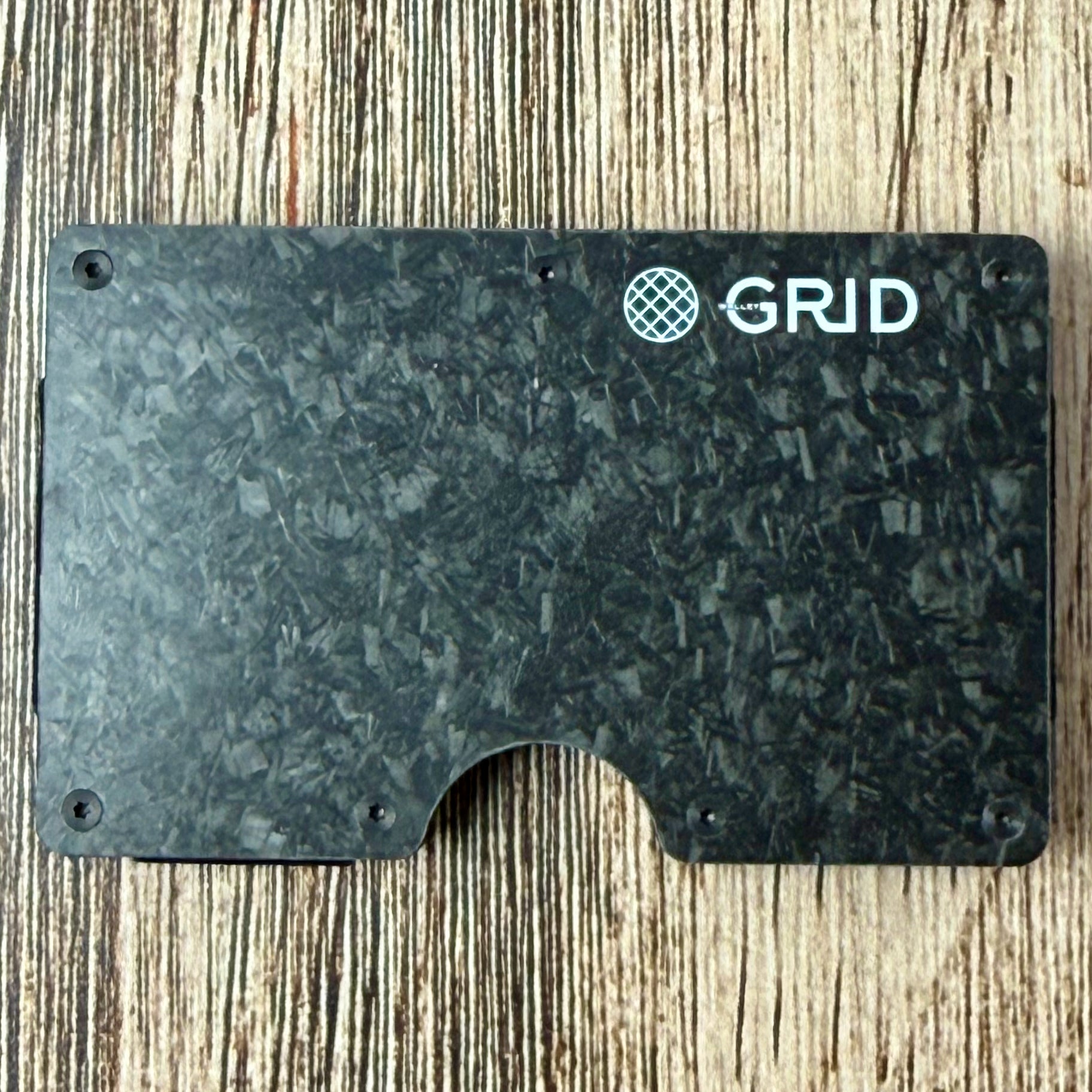 GRID Wallet Black Aluminum Wallet
