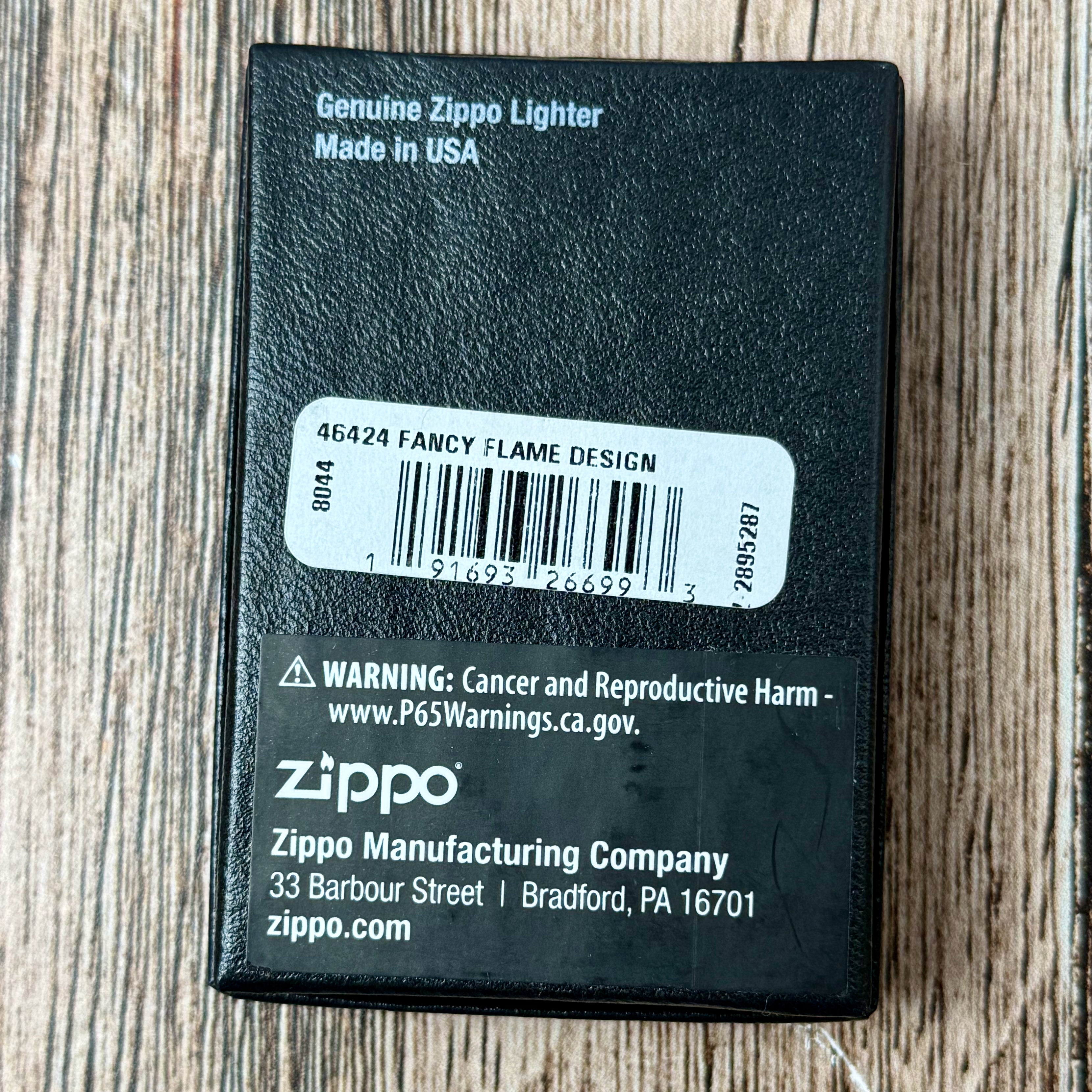 Fancy Flame Zippo Lighter