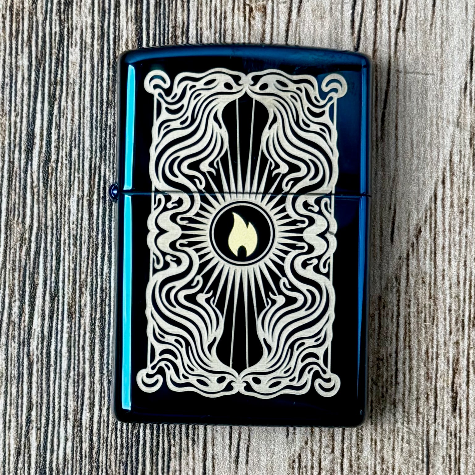 Fancy Flame Zippo Lighter
