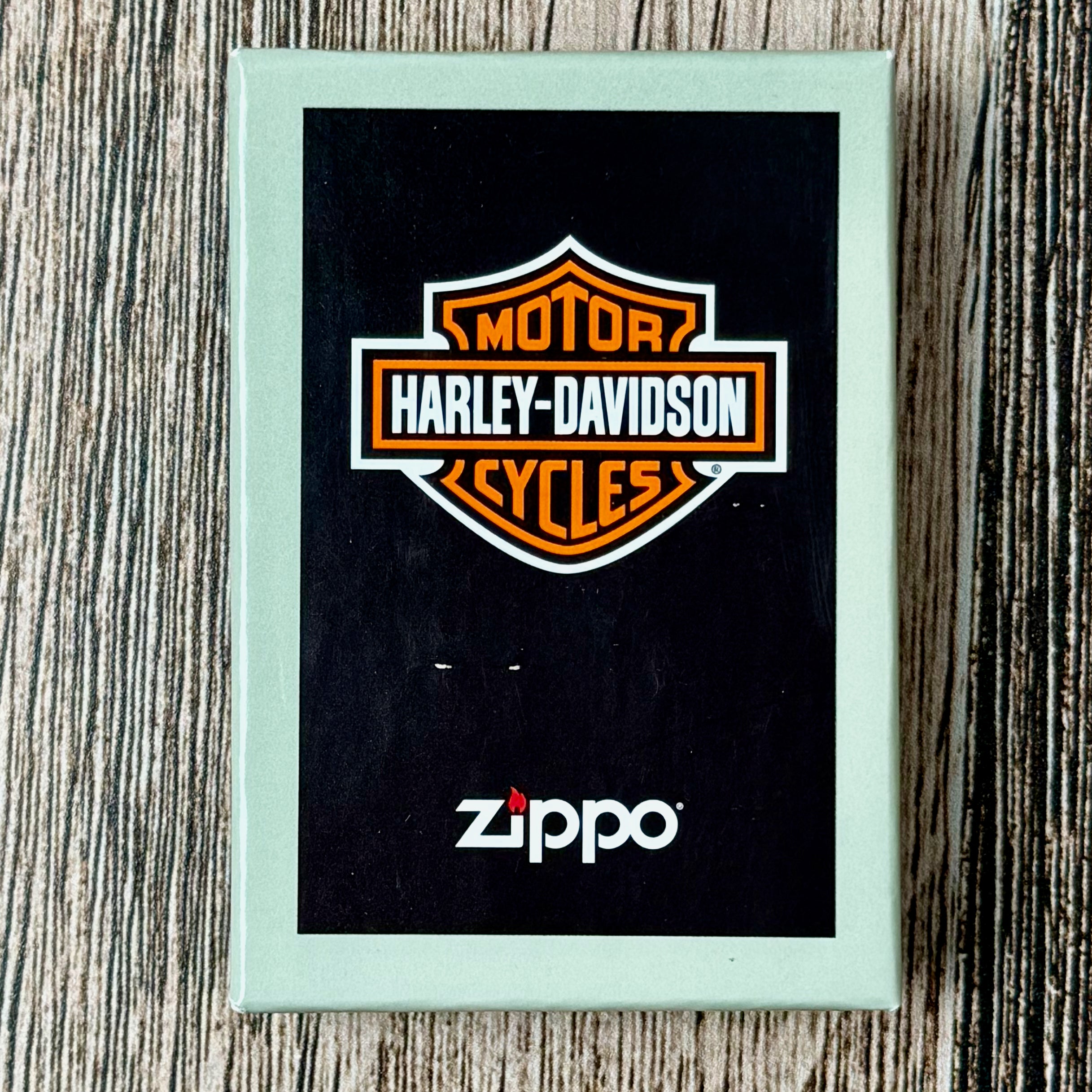 Harley-Davidson Engine Black Light Zippo Lighter