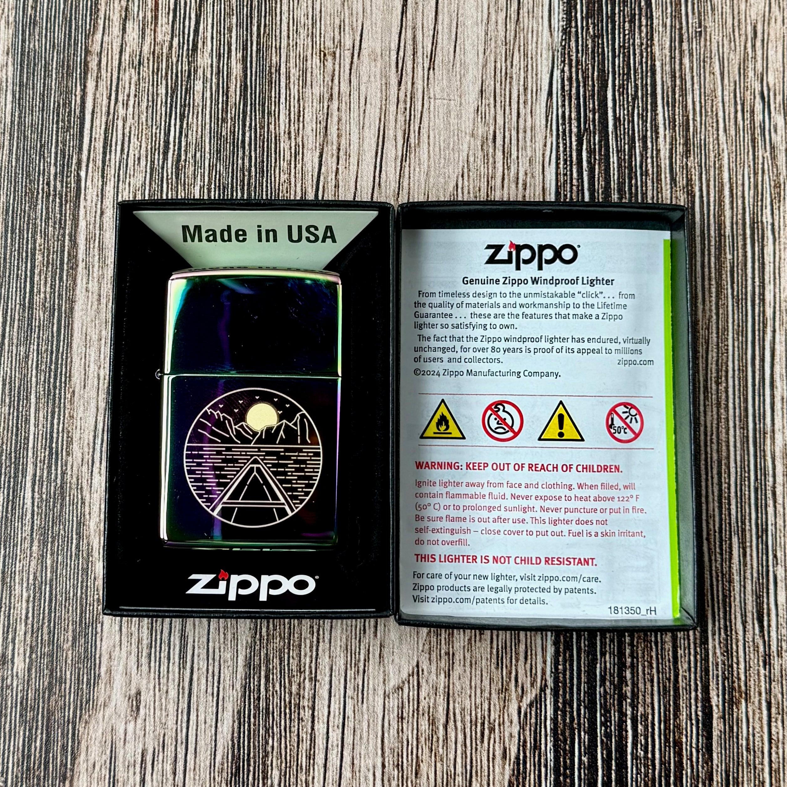 Moon Canoe Zippo Lighter