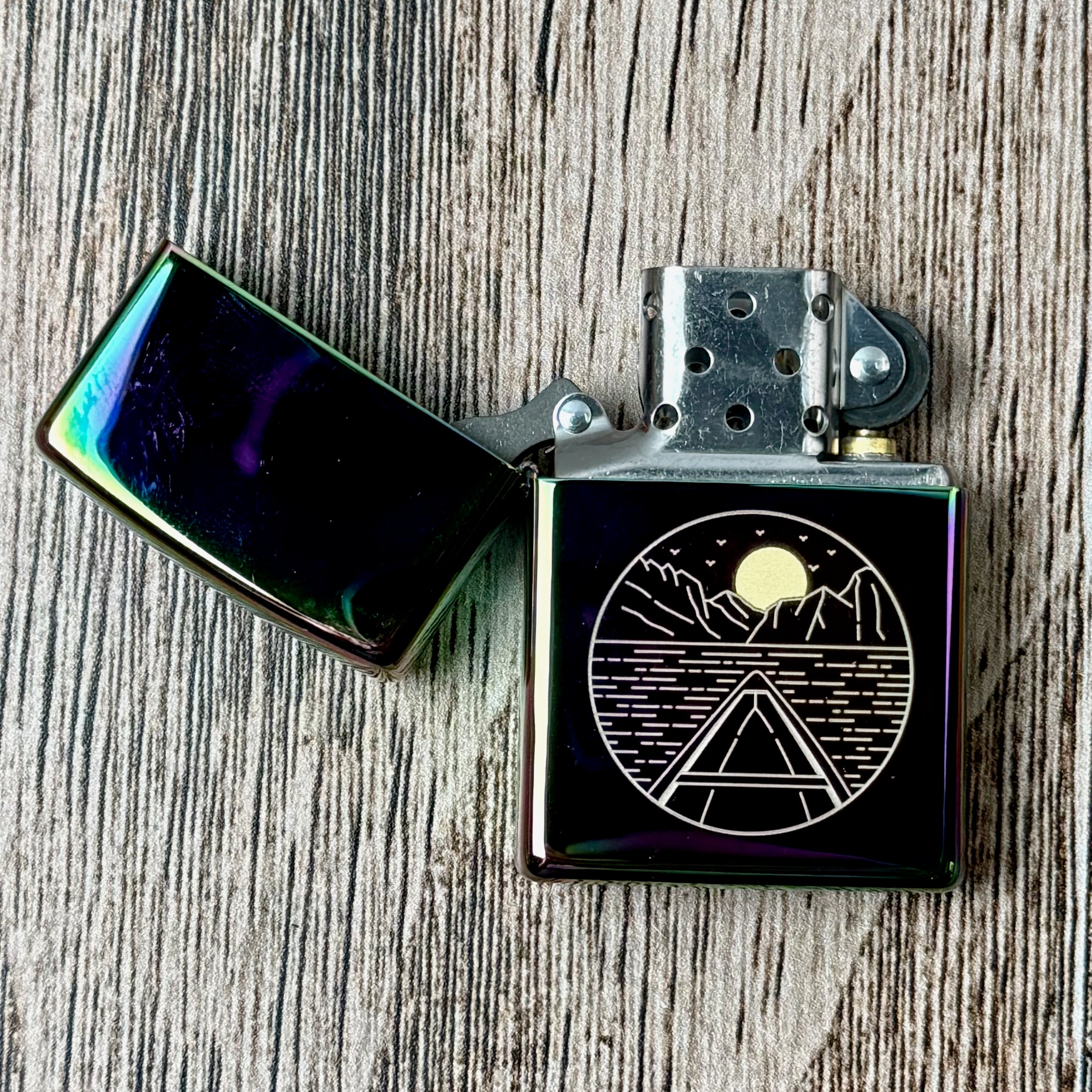 Moon Canoe Zippo Lighter