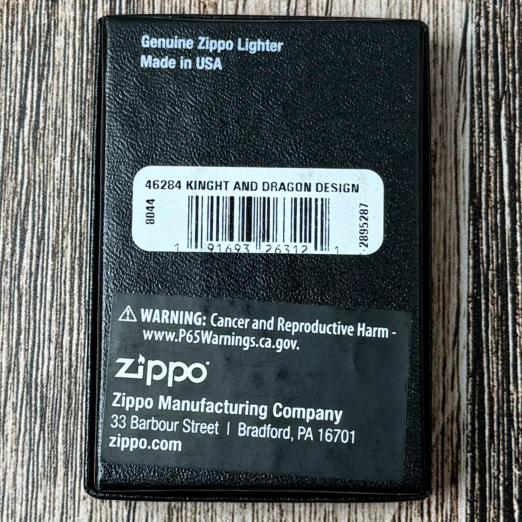 Knight and Dragon Zippo Lighter