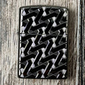 Armor Geometric Weave Zippo Lighter