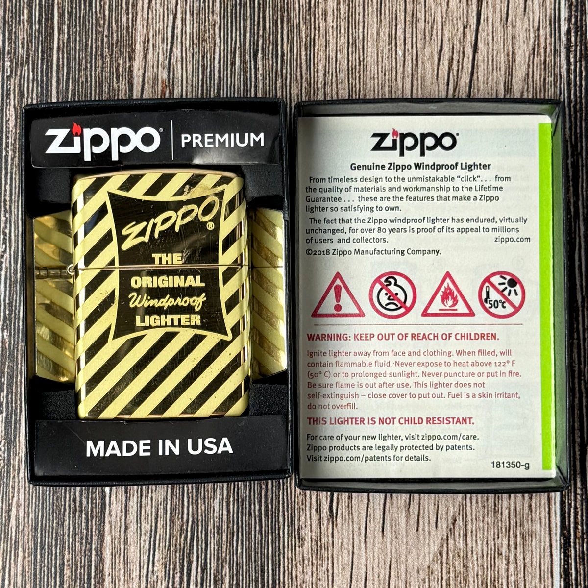 Vintage Box Top Zippo Lighter