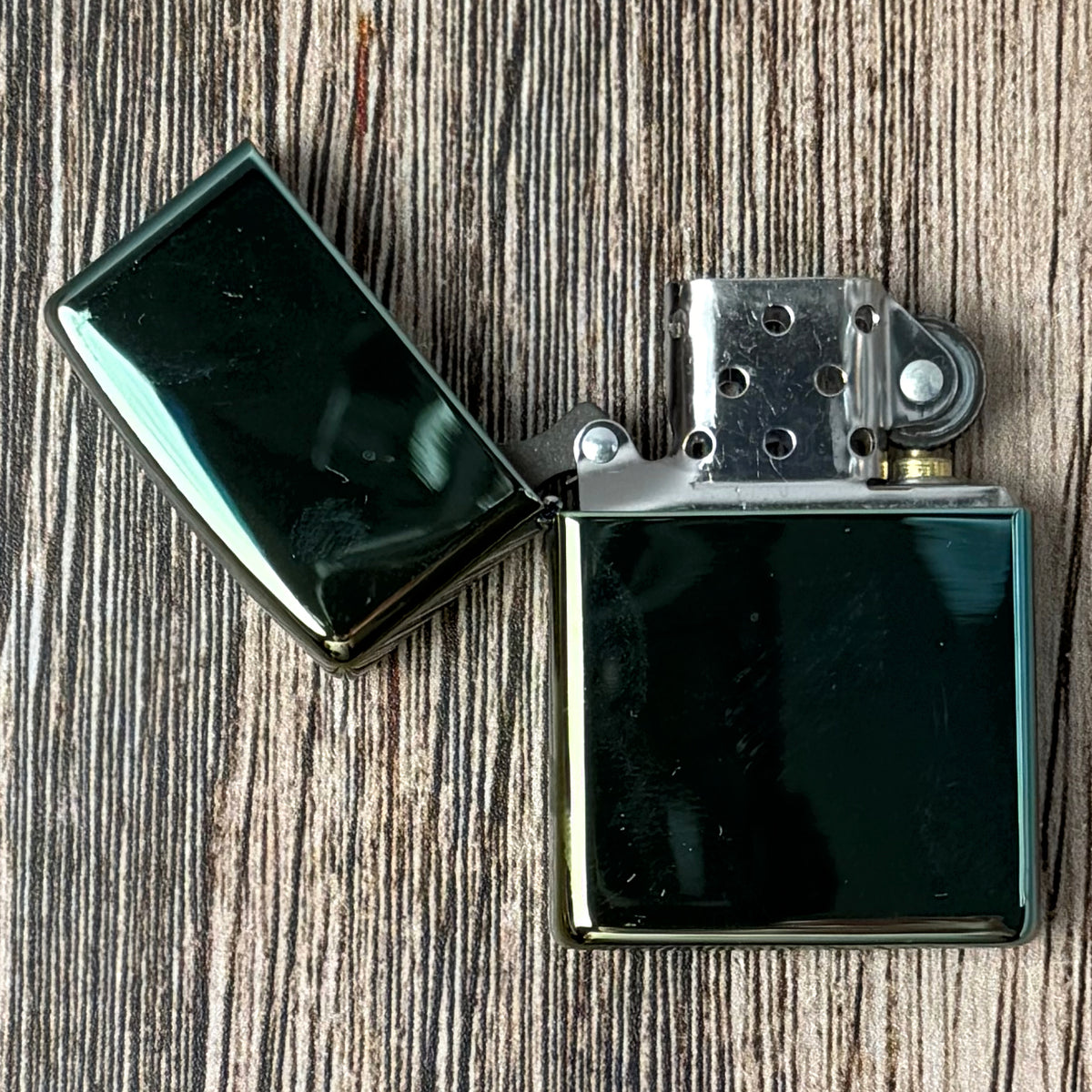 High Polish Teal Zippo Lighter