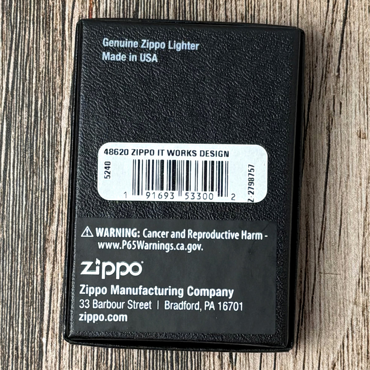 It Works Metallic Red Zippo Lighter