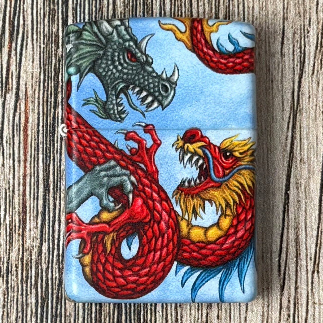Dueling Dragons 540 Color Zippo Lighter