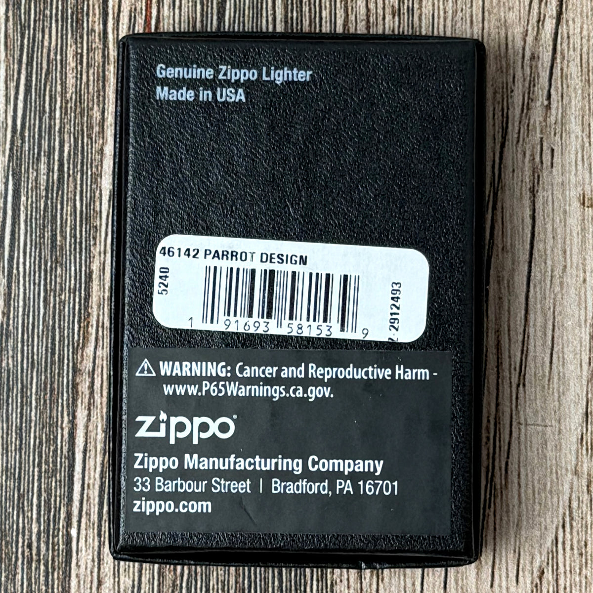 Parrot Pals Zippo Lighter