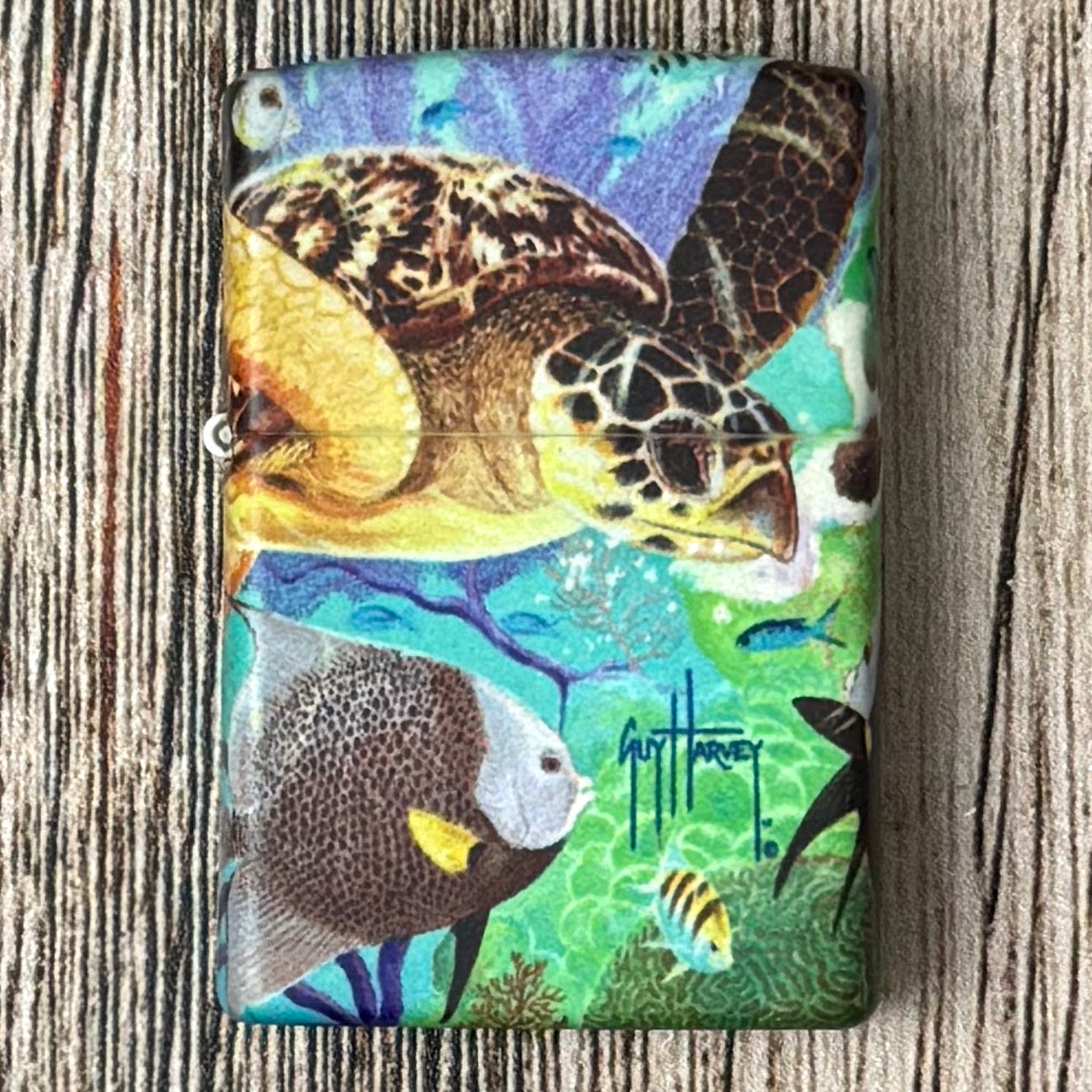 Guy Harvey Sea Life Glow-in-the-Dark Zippo Lighter